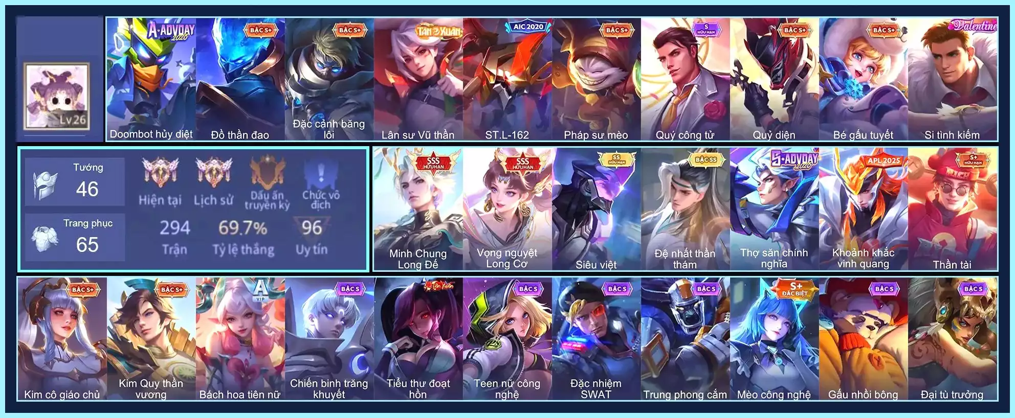 Violet Vọng nguyệt Long Cơ, Triệu Vân Minh Chung Long Đế...
