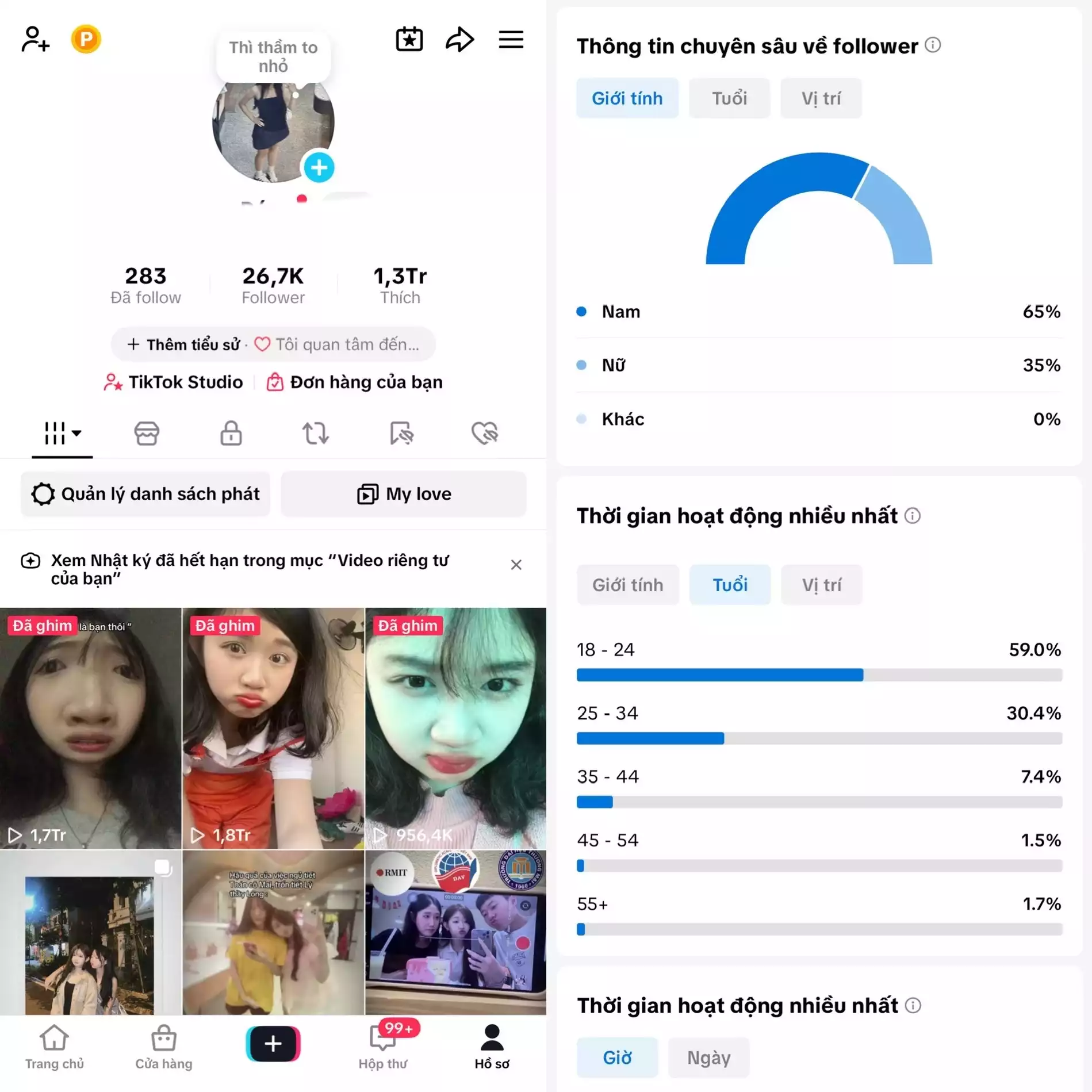 Tài khoản người dùng, đầy đủ chức năng, đổi được tên, id, username. Hỗ trợ liên kết và bảo mật thông tin chính chủ khi mua tài khoản.