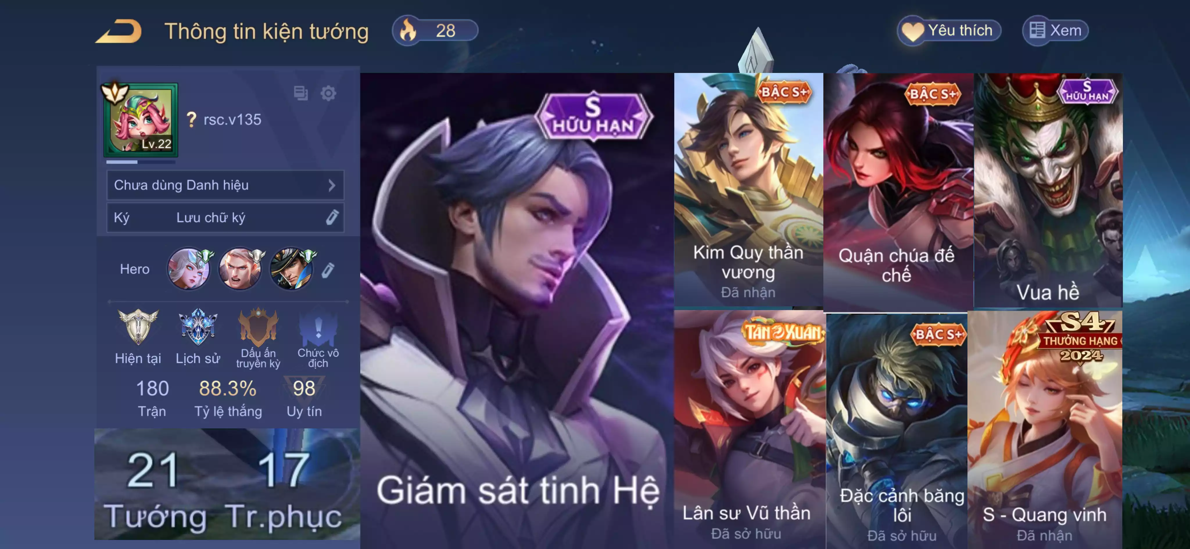 Flo Tinh Hệ, Lavi Kim Quy, Alain Lân Sư Vũ Thần,...Trắng all thông tin