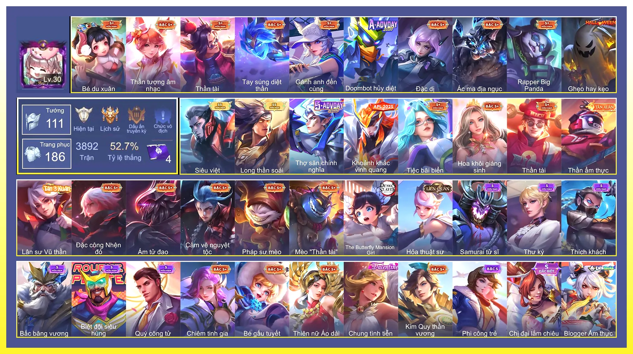 Yorn long thần soái…