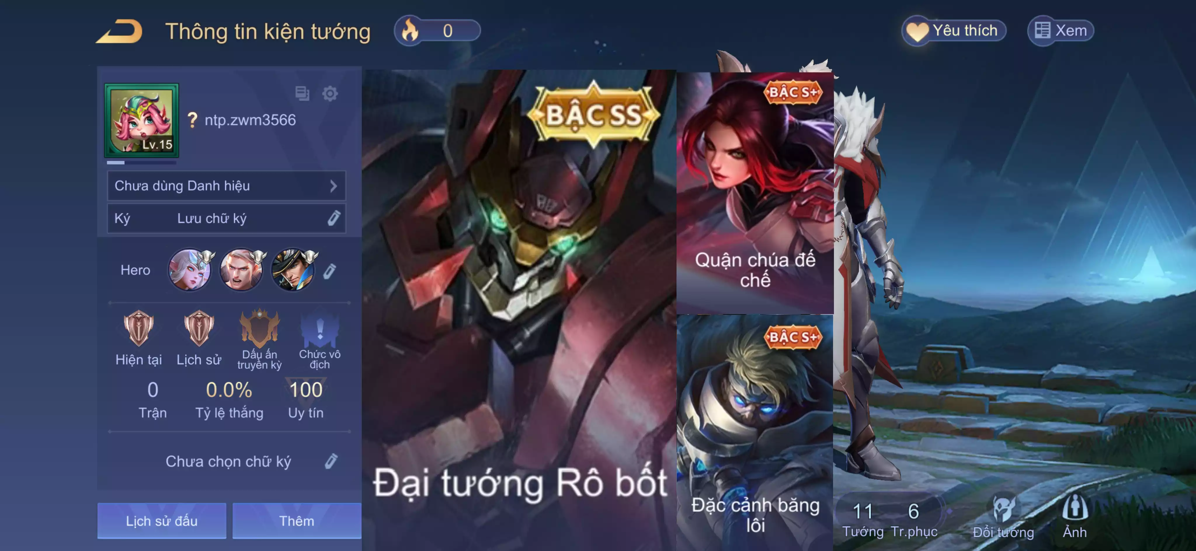 Maloch Đại Tướng Robot,...Trắng all thông tin