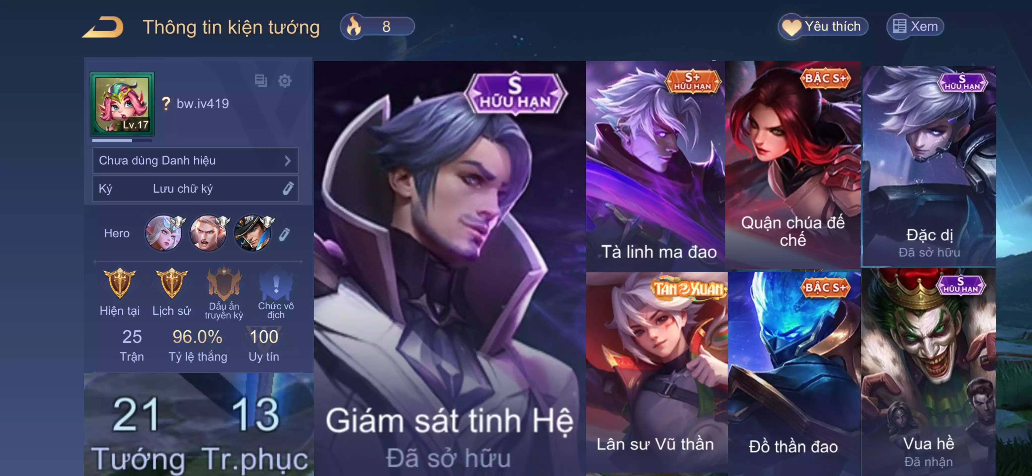 Flo Tinh Hệ, Quilen Tà Linh, Alain Lân Sư Vũ Thần,...Trấng all thông tin