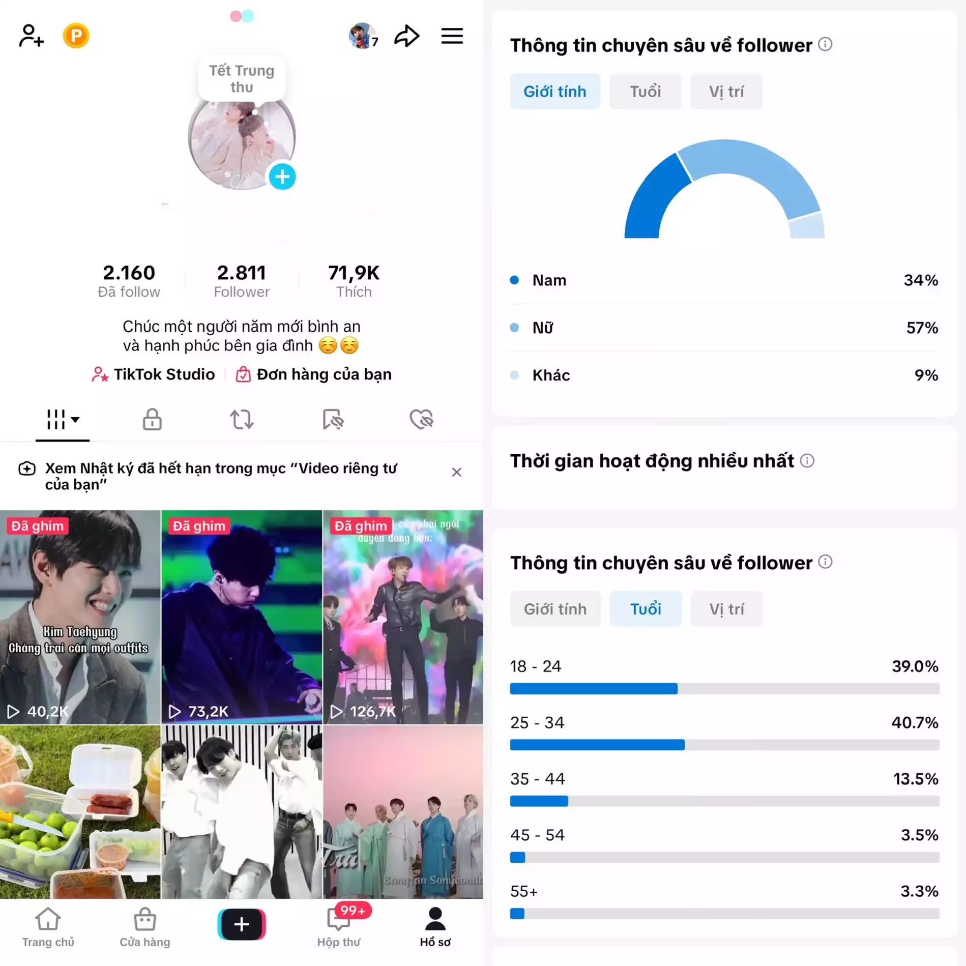 Tài khoản người dùng, đầy đủ chức năng, đổi được tên, id, username. Hỗ trợ liên kết và bảo mật thông tin chính chủ khi mua tài khoản.