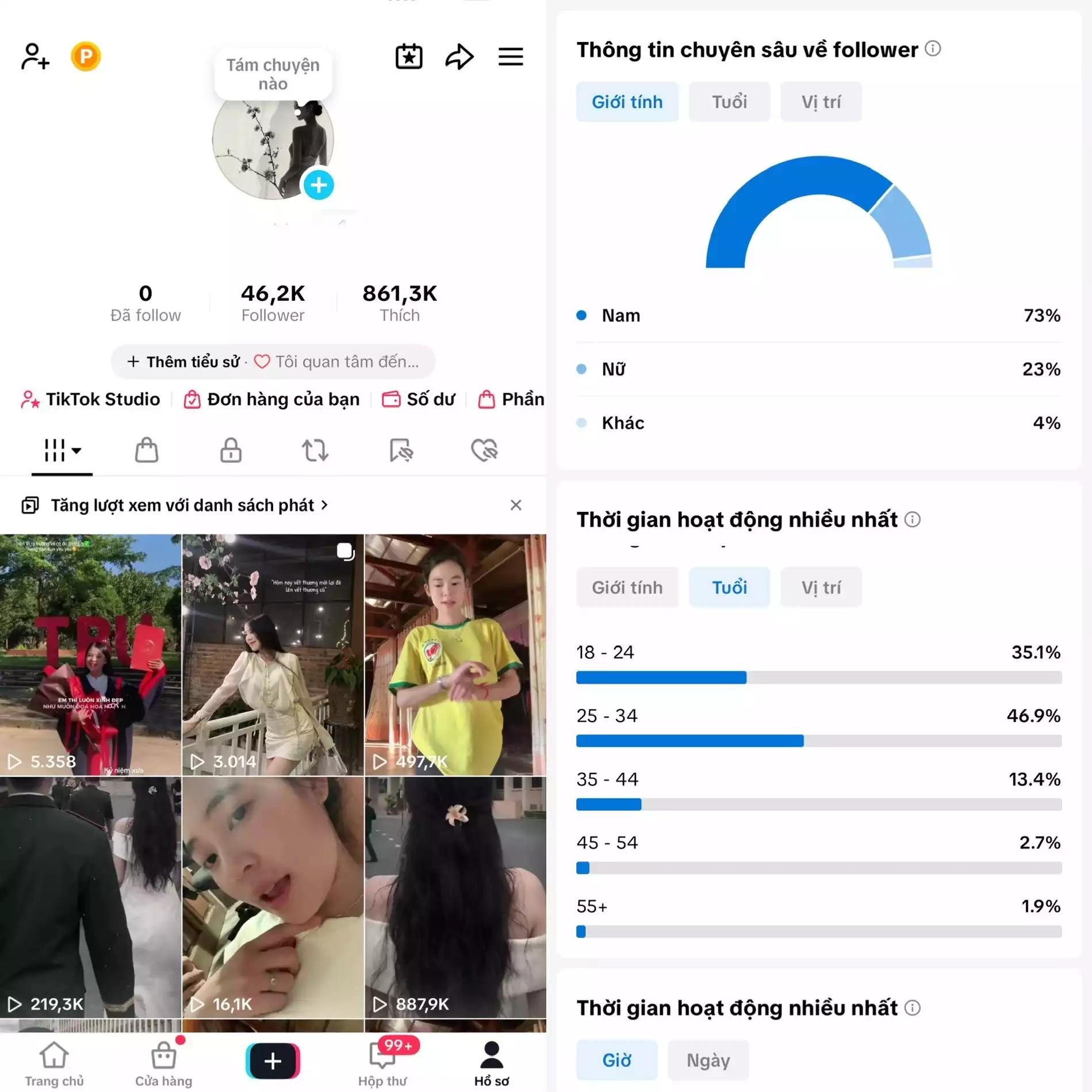 Account TikTok thật, chất lượng cao – tương tác mượt, lên xu hướng dễ. Đổi được Tên - Avt - Username. Trắng thông tin, hỗ trợ liên kết thông tin chính chủ.