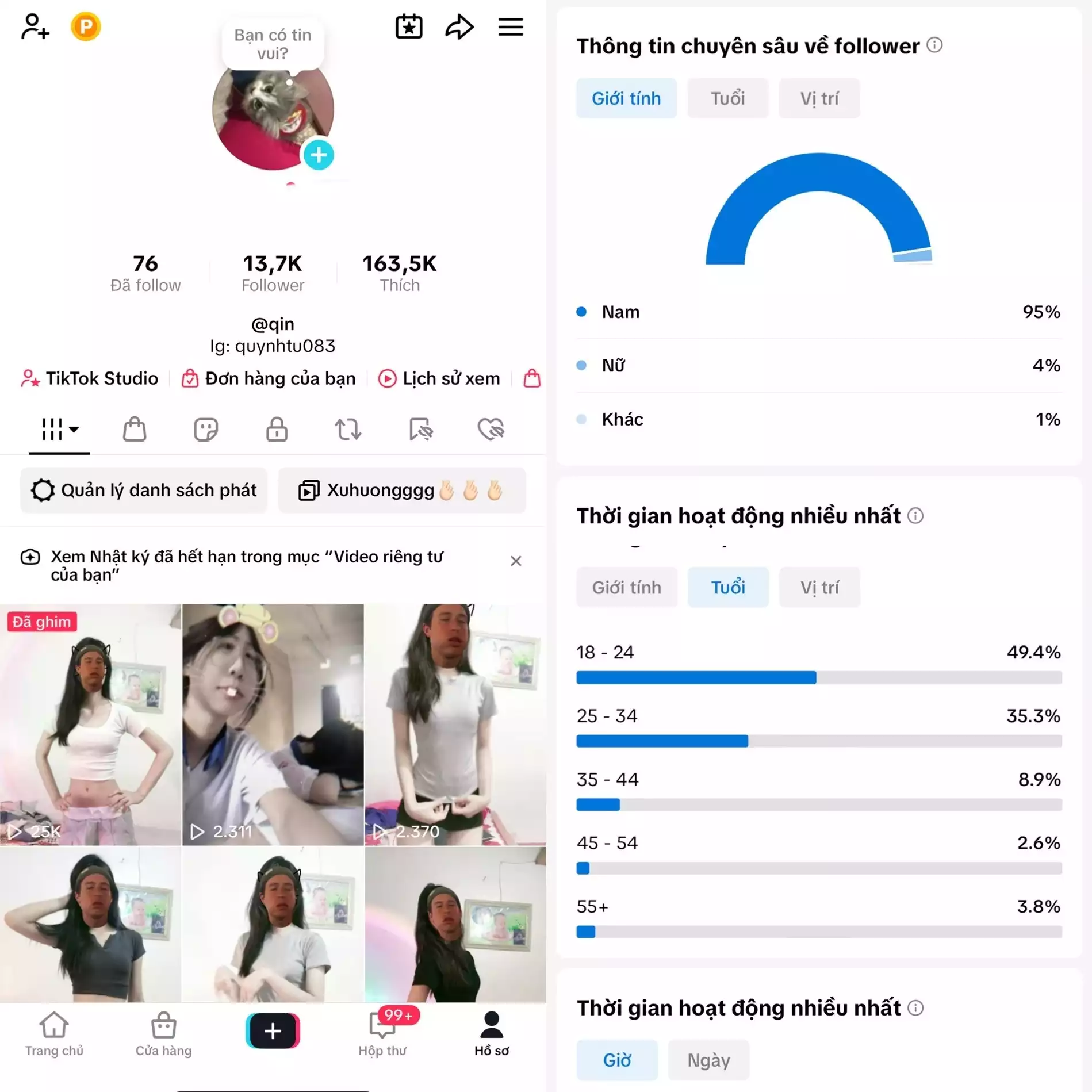 Account TikTok thật, chất lượng cao – tương tác mượt, lên xu hướng dễ. Đổi được Tên - Avt - Username. Trắng thông tin, hỗ trợ liên kết thông tin chính chủ.