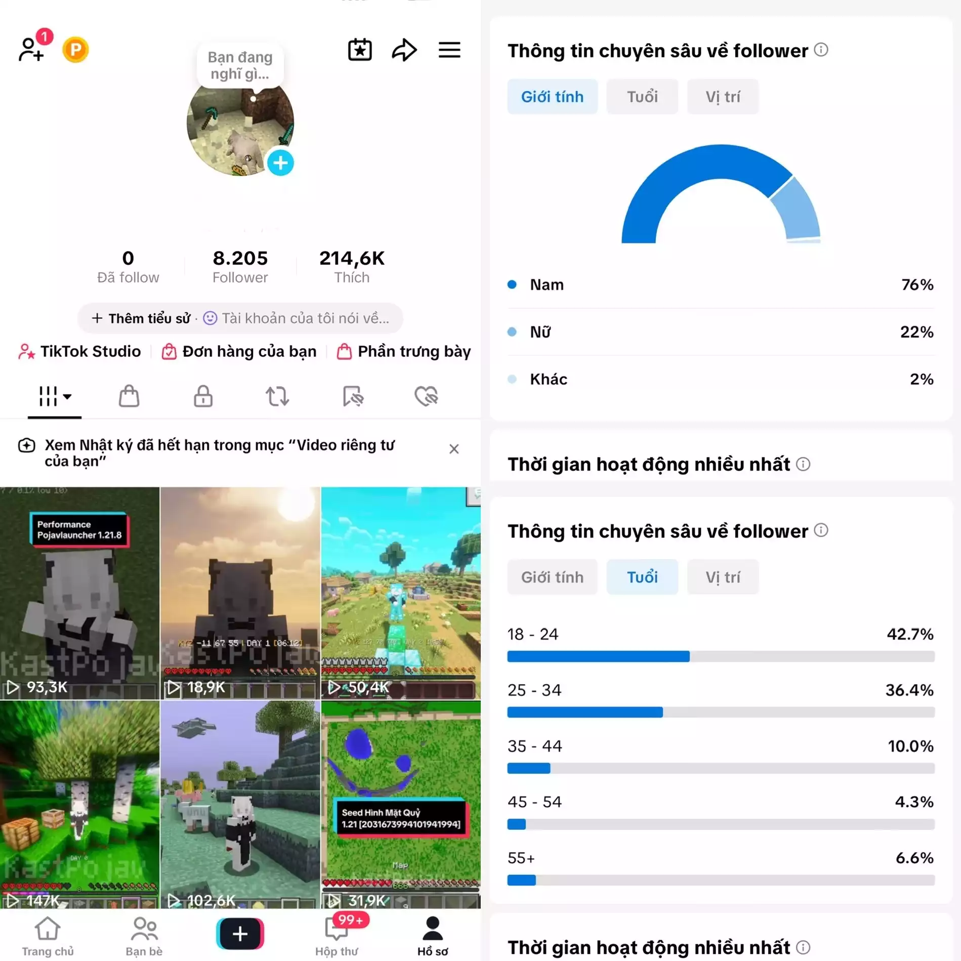 Account TikTok thật, chất lượng cao – tương tác mượt, lên xu hướng dễ. Đổi được Tên - Avt - Username. Trắng thông tin, hỗ trợ liên kết thông tin chính chủ.