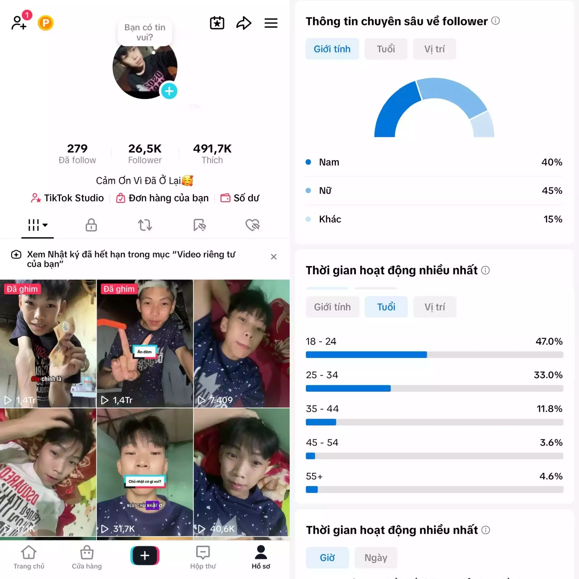 Account TikTok thật, chất lượng cao – tương tác mượt, lên xu hướng dễ. Đổi được Tên - Avt - Username. Trắng thông tin, hỗ trợ liên kết thông tin chính chủ.