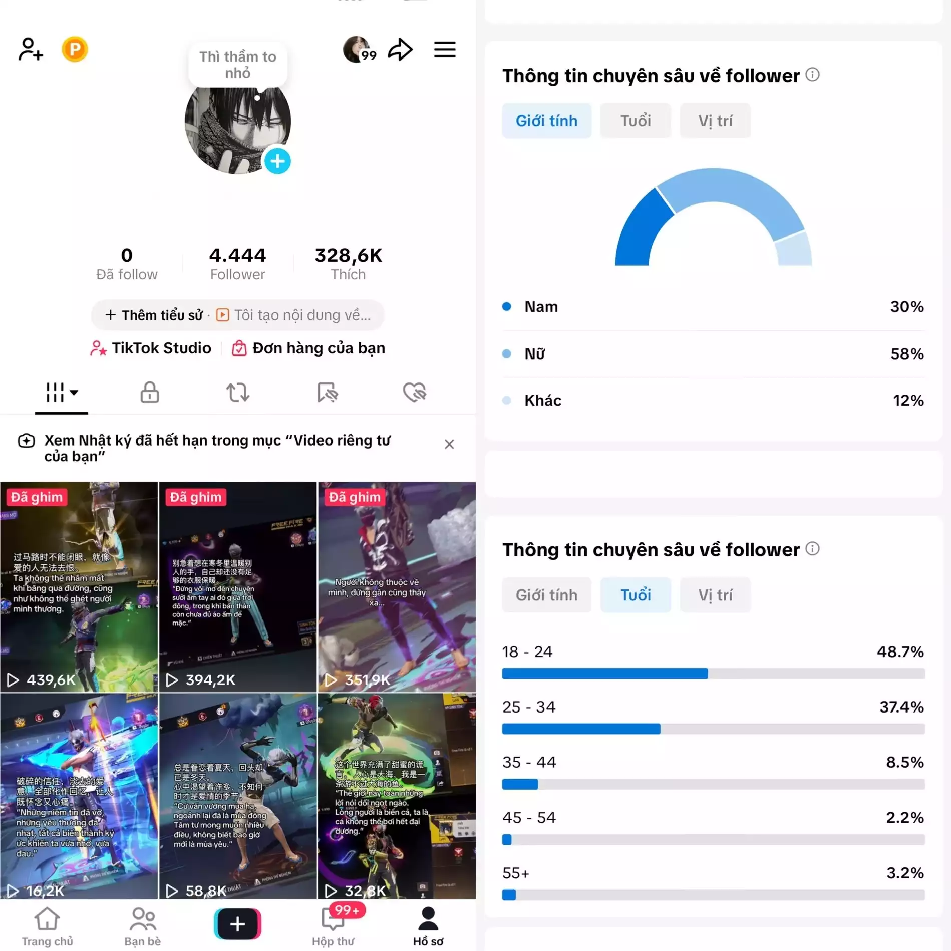 Account TikTok thật, chất lượng cao – tương tác mượt, lên xu hướng dễ. Đổi được Tên - Avt - Username. Trắng thông tin, hỗ trợ liên kết thông tin chính chủ.