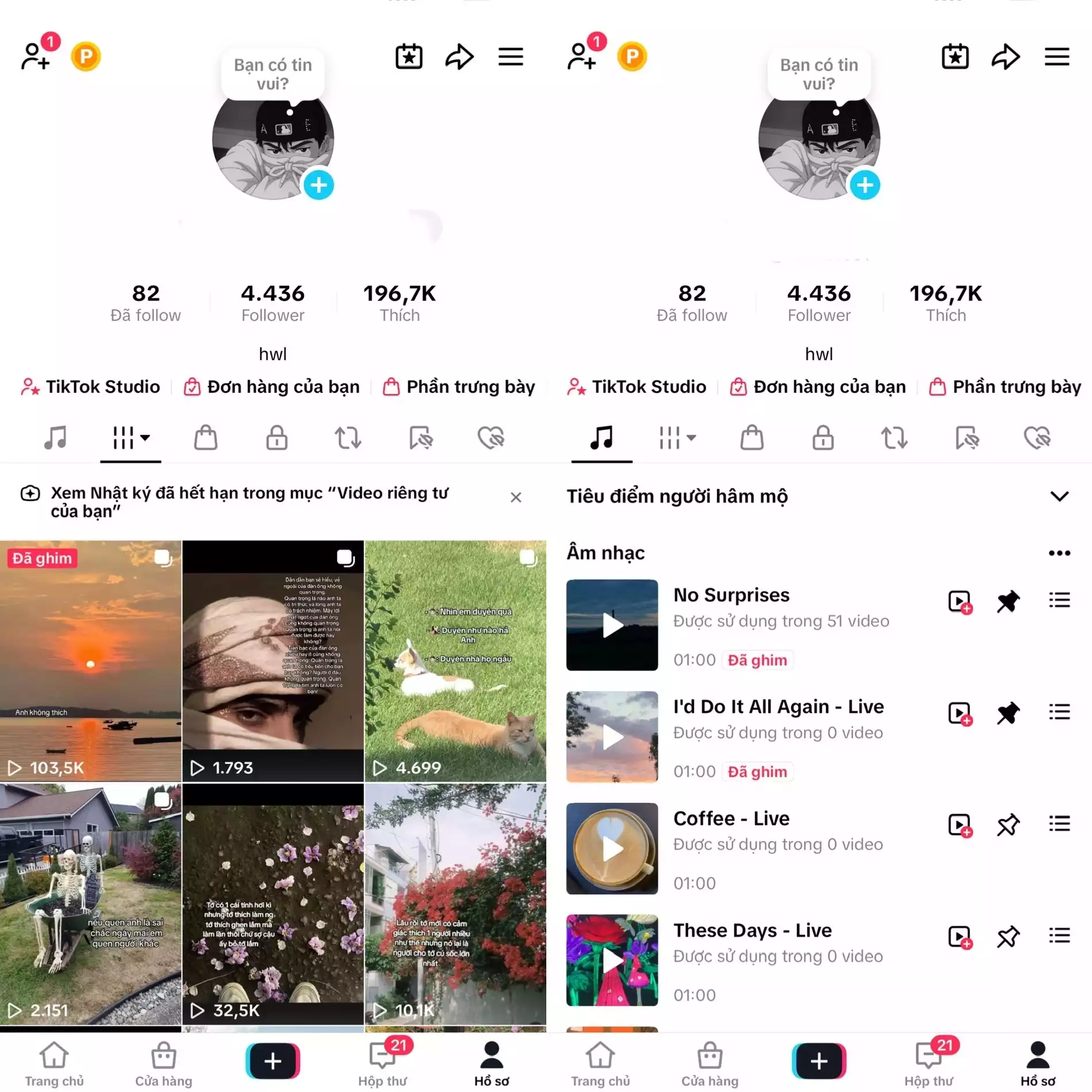 Account TikTok thật, chất lượng cao – tương tác mượt, lên xu hướng dễ. Đổi được Tên - Avt - Username. Trắng thông tin, hỗ trợ liên kết thông tin chính chủ.