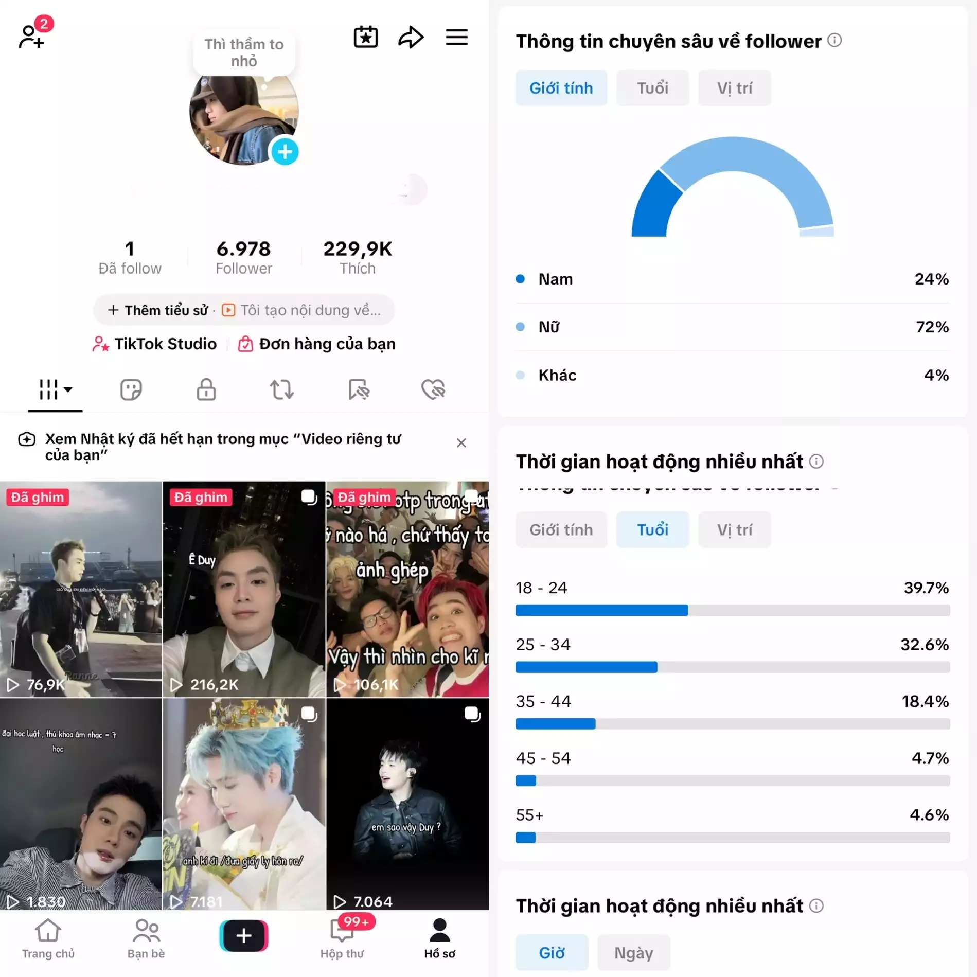 Account TikTok thật, chất lượng cao – tương tác mượt, lên xu hướng dễ. Đổi được Tên - Avt - Username. Trắng thông tin, hỗ trợ liên kết thông tin chính chủ.