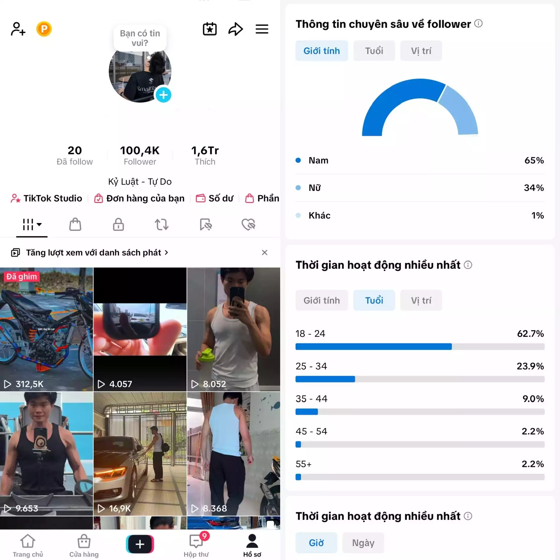 Account TikTok thật, chất lượng cao – tương tác mượt, lên xu hướng dễ. Đổi được Tên - Avt - Username. Trắng thông tin, hỗ trợ liên kết thông tin chính chủ.