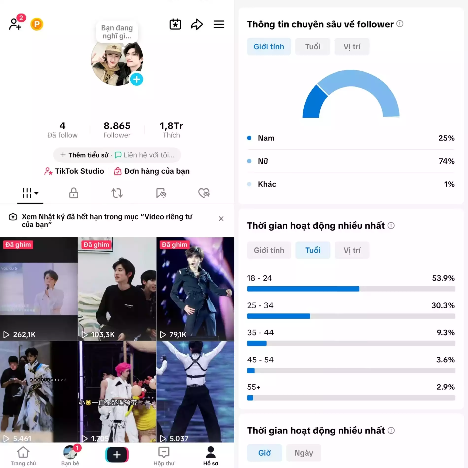 Account TikTok thật, chất lượng cao – tương tác mượt, lên xu hướng dễ. Đổi được Tên - Avt - Username. Trắng thông tin, hỗ trợ liên kết thông tin chính chủ.