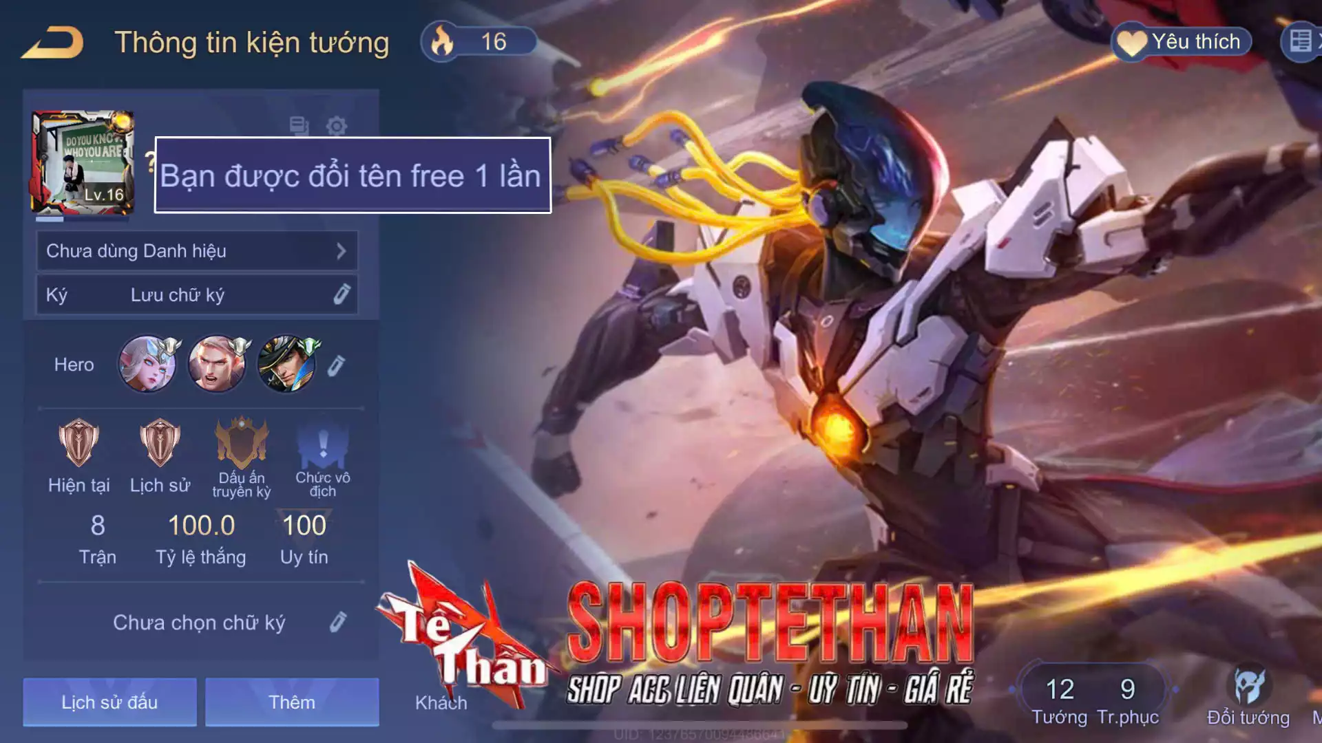 Yorn Vệ Binh ngân hà...TRẮNG THÔNG TIN