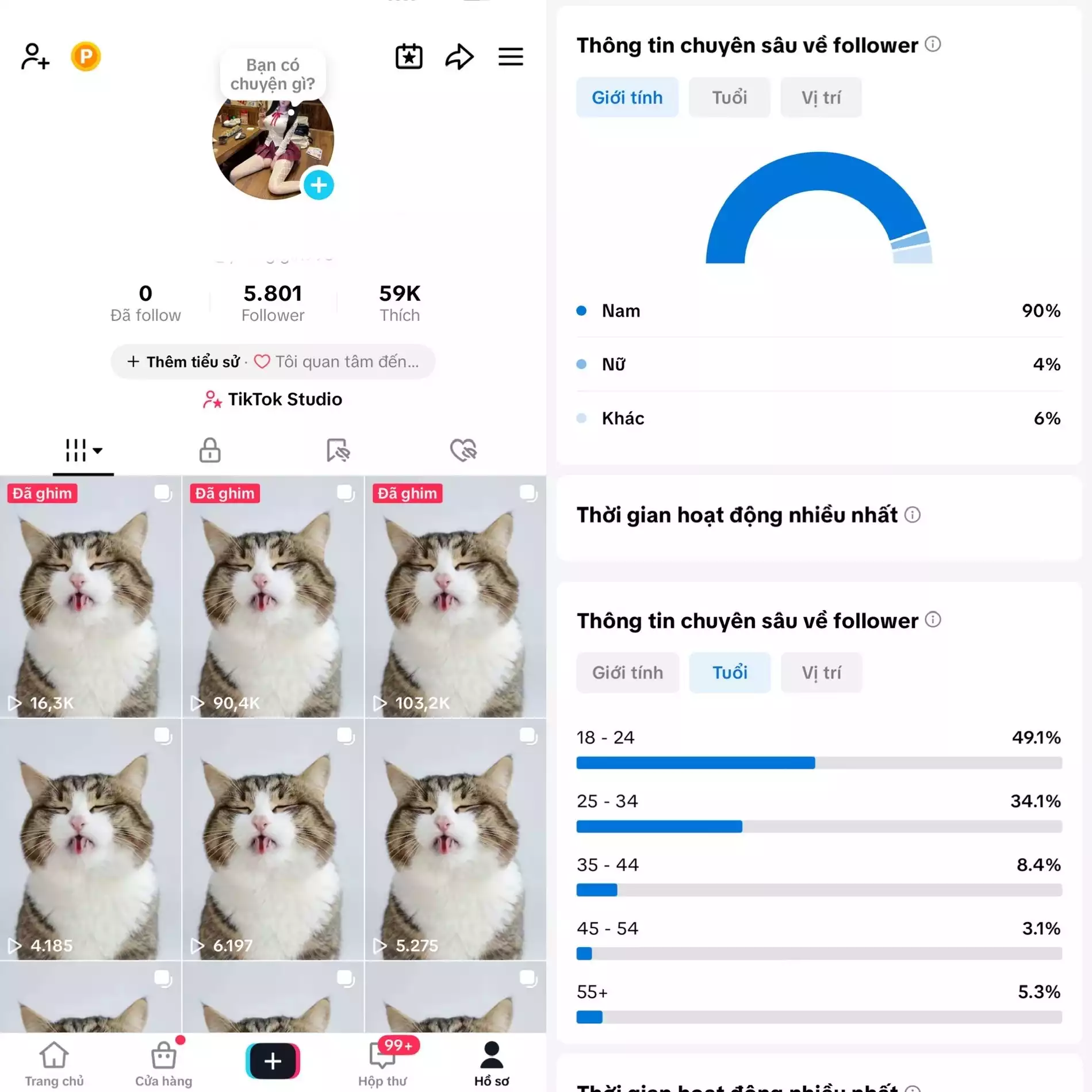 Account TikTok thật, chất lượng cao – tương tác mượt, lên xu hướng dễ. Đổi được Tên - Avt - Username. Trắng thông tin, hỗ trợ liên kết thông tin chính chủ.