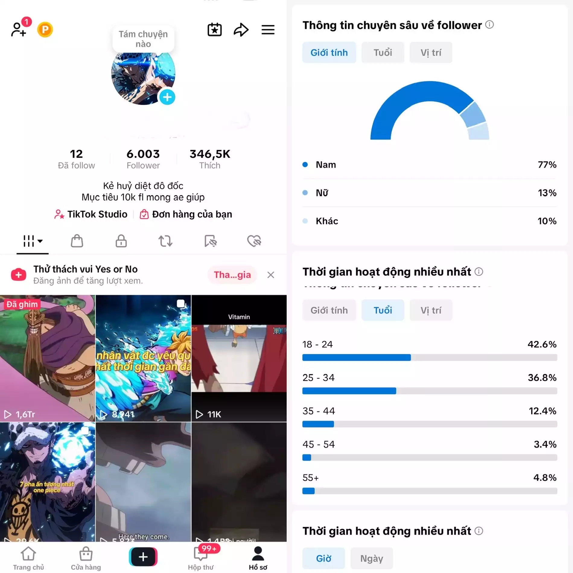 Account TikTok thật, chất lượng cao – tương tác mượt, lên xu hướng dễ. Đổi được Tên - Avt - Username. Trắng thông tin, hỗ trợ liên kết thông tin chính chủ.