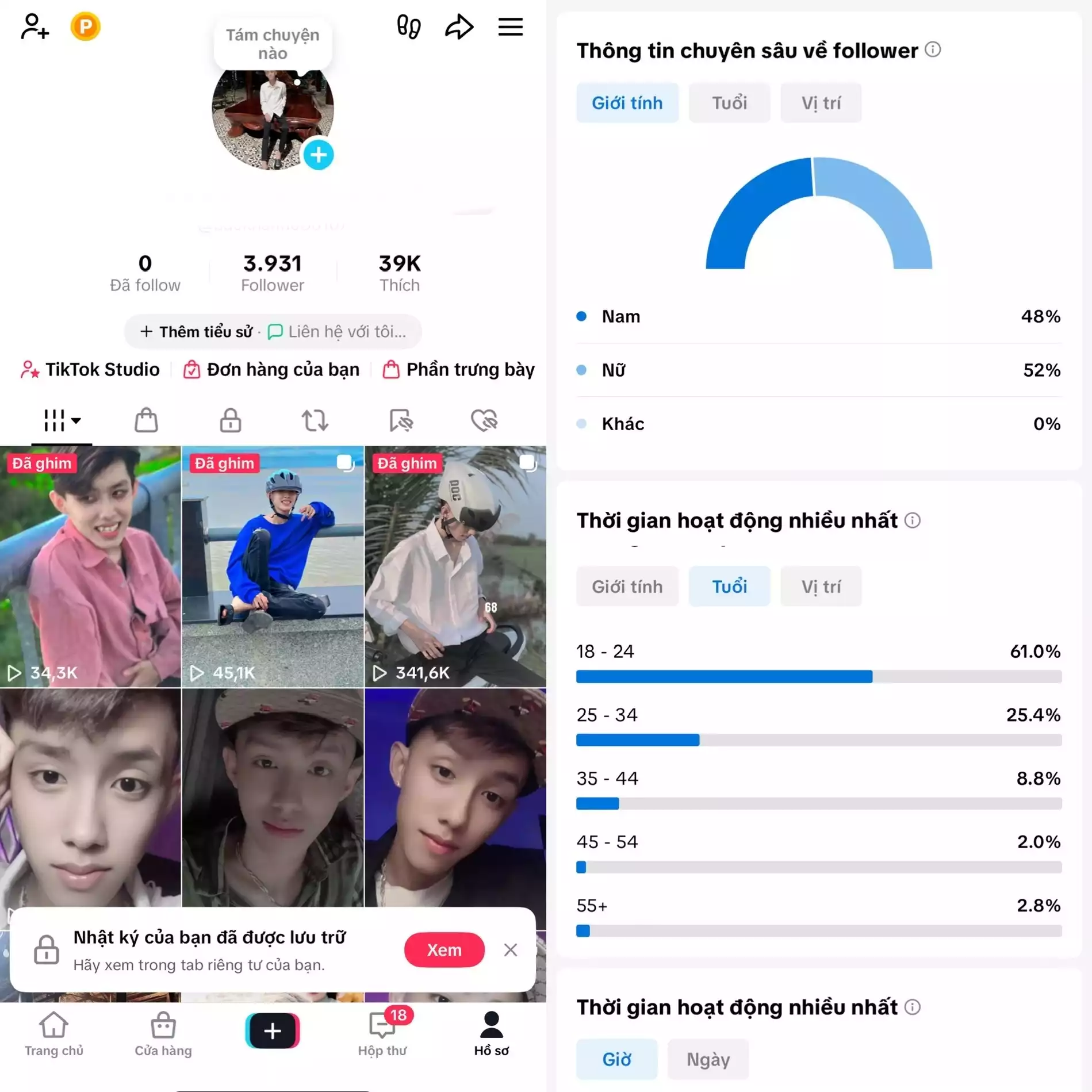 Account TikTok thật, chất lượng cao – tương tác mượt, lên xu hướng dễ. Đổi được Tên - Avt - Username. Trắng thông tin, hỗ trợ liên kết thông tin chính chủ.