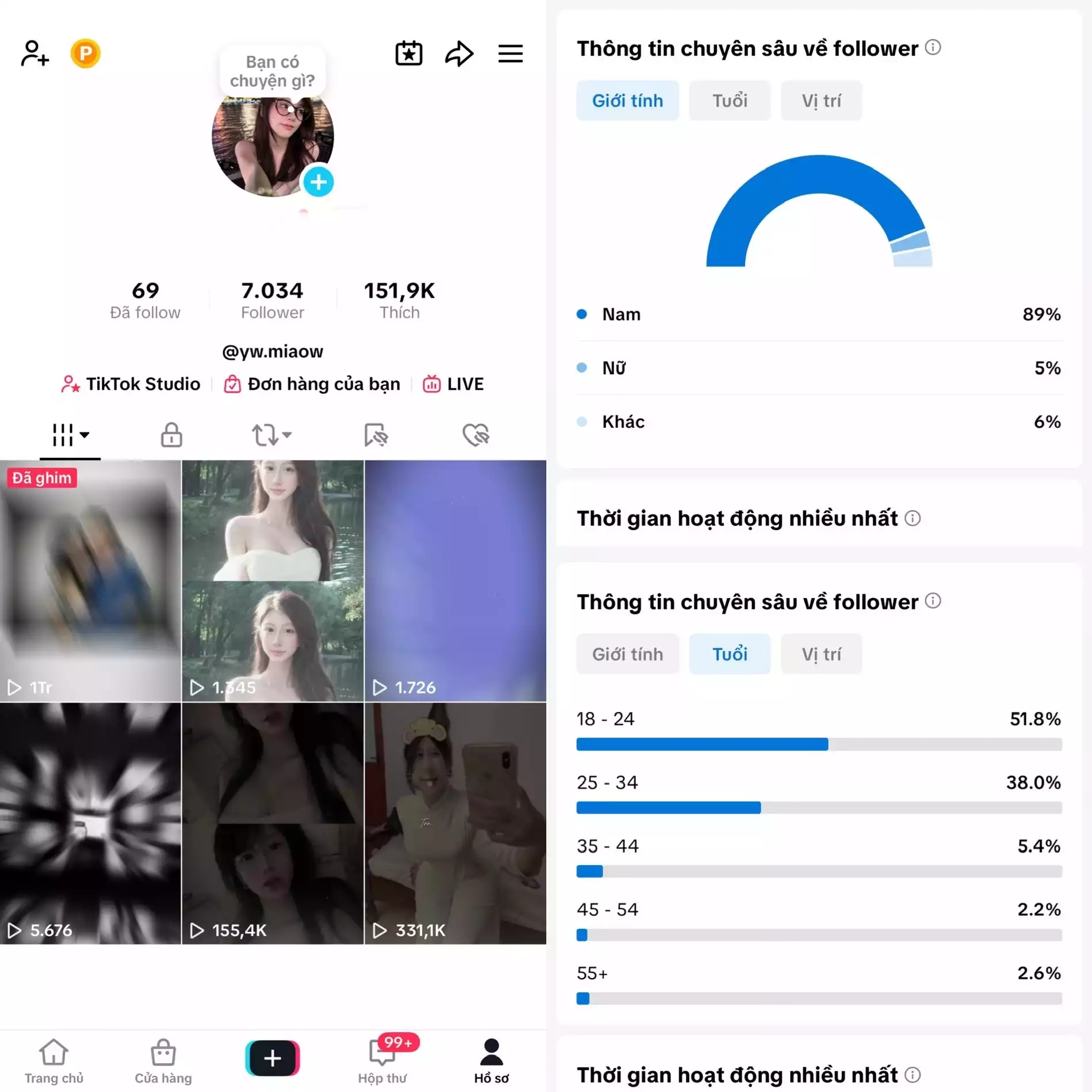 Account TikTok thật, chất lượng cao – tương tác mượt, lên xu hướng dễ. Đổi được Tên - Avt - Username. Trắng thông tin, hỗ trợ liên kết thông tin chính chủ.