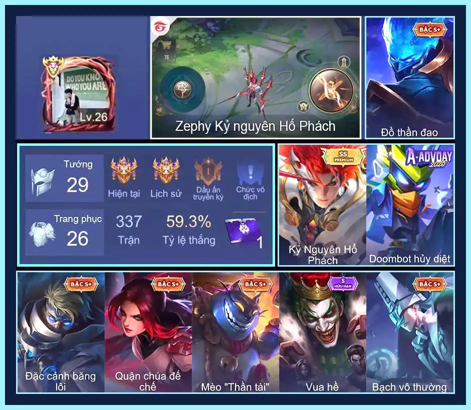 Zephys Kỷ Nguyên Hồ Phách...TRẮNG THÔNG TIN