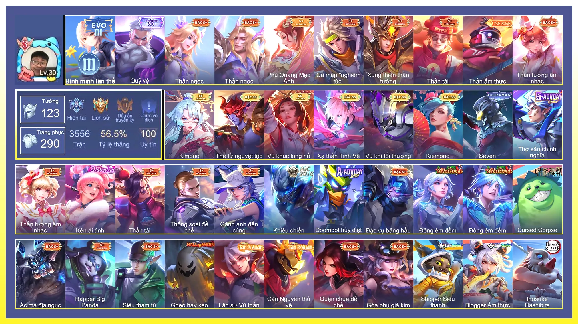 Veres kimono, Arum vũ khúc, Yorn nguyệt tộc, Lavie tinh vệ, Airi kimono…