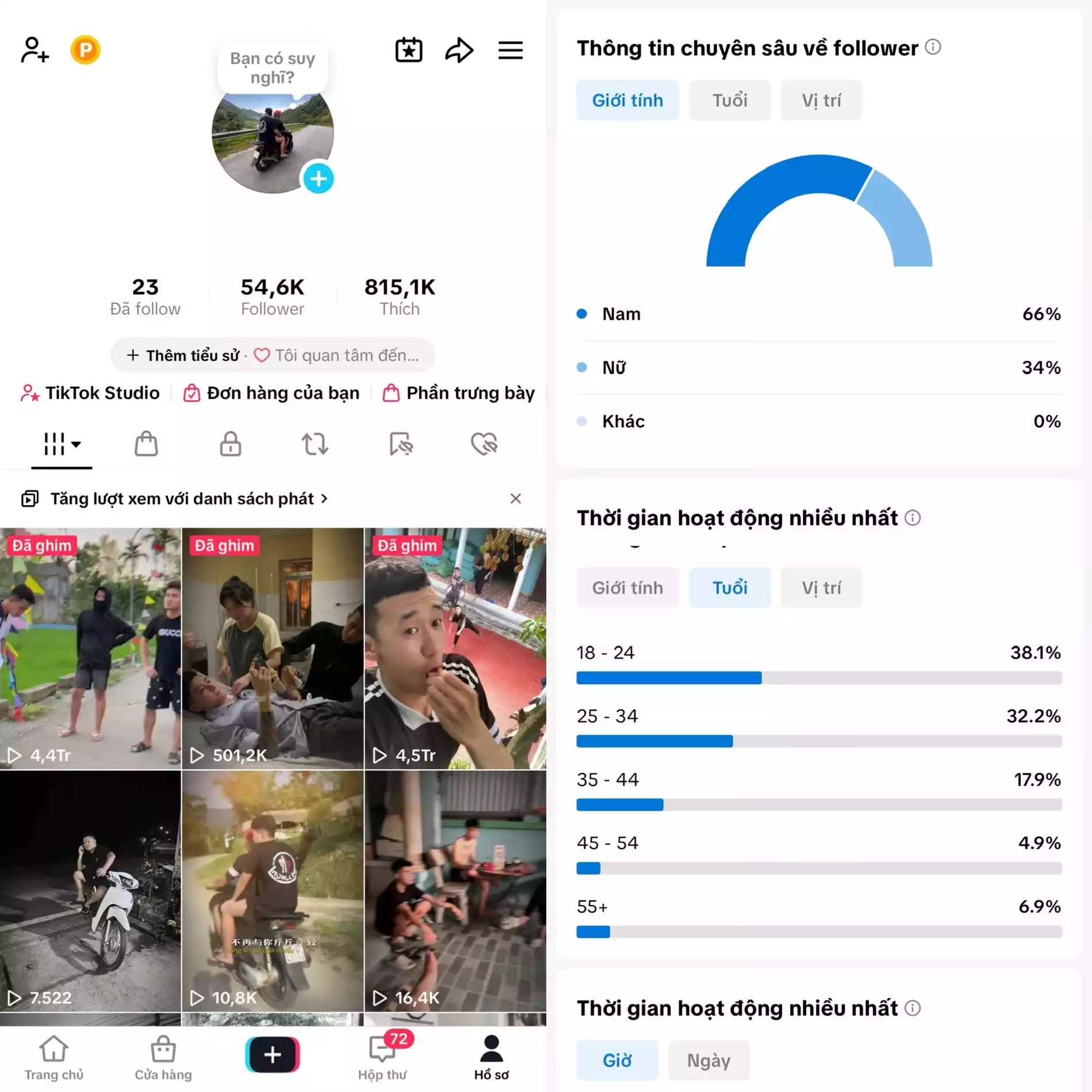 Account TikTok thật, chất lượng cao – tương tác mượt, lên xu hướng dễ. Đổi được Tên - Avt - Username. Trắng thông tin, hỗ trợ liên kết thông tin chính chủ.