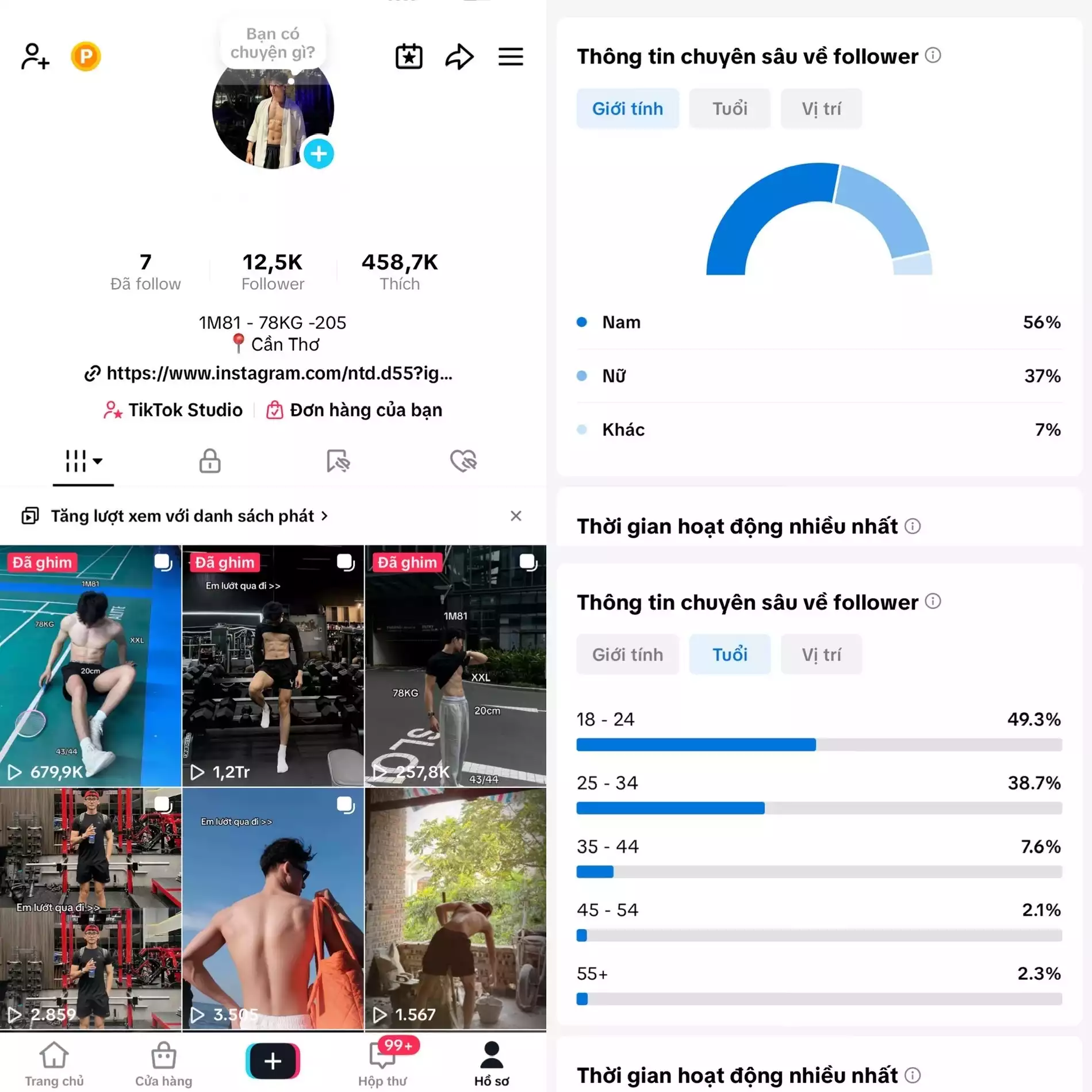 Account TikTok thật, chất lượng cao – tương tác mượt, lên xu hướng dễ. Đổi được Tên - Avt - Username. Trắng thông tin, hỗ trợ liên kết thông tin chính chủ.