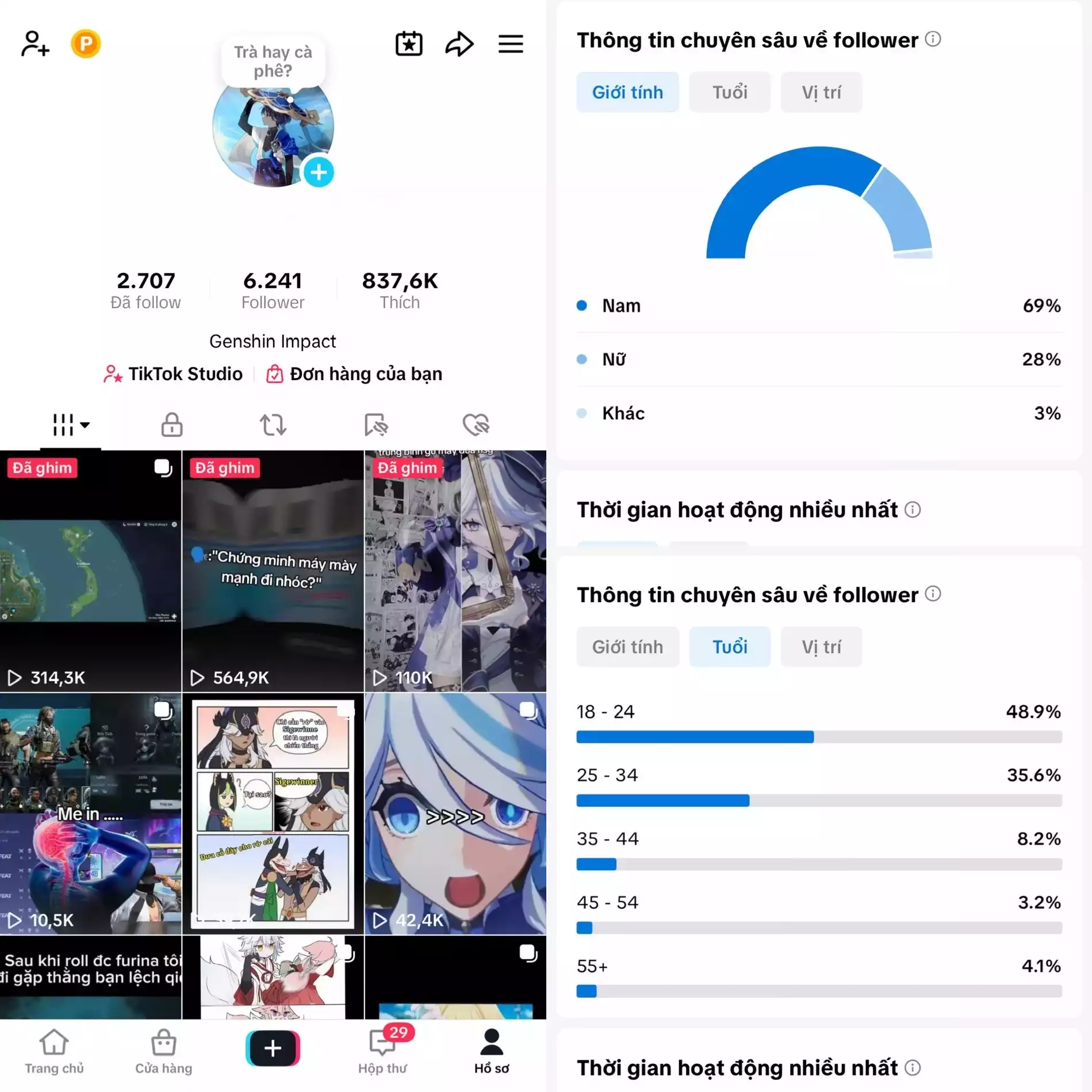 Account TikTok thật, chất lượng cao – tương tác mượt, lên xu hướng dễ. Đổi được Tên - Avt - Username. Trắng thông tin, hỗ trợ liên kết thông tin chính chủ.
