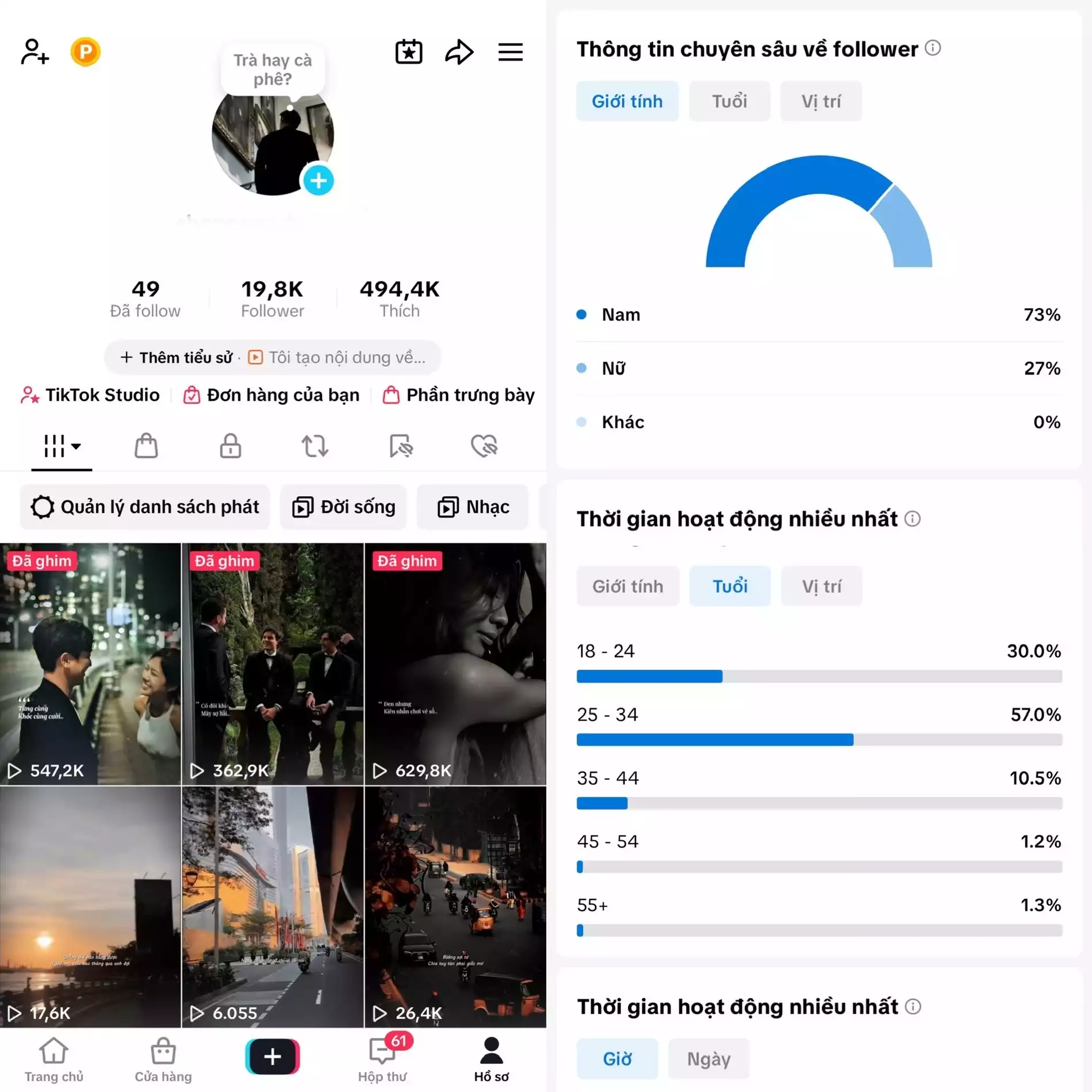 Account TikTok thật, chất lượng cao – tương tác mượt, lên xu hướng dễ. Đổi được Tên - Avt - Username. Trắng thông tin, hỗ trợ liên kết thông tin chính chủ.