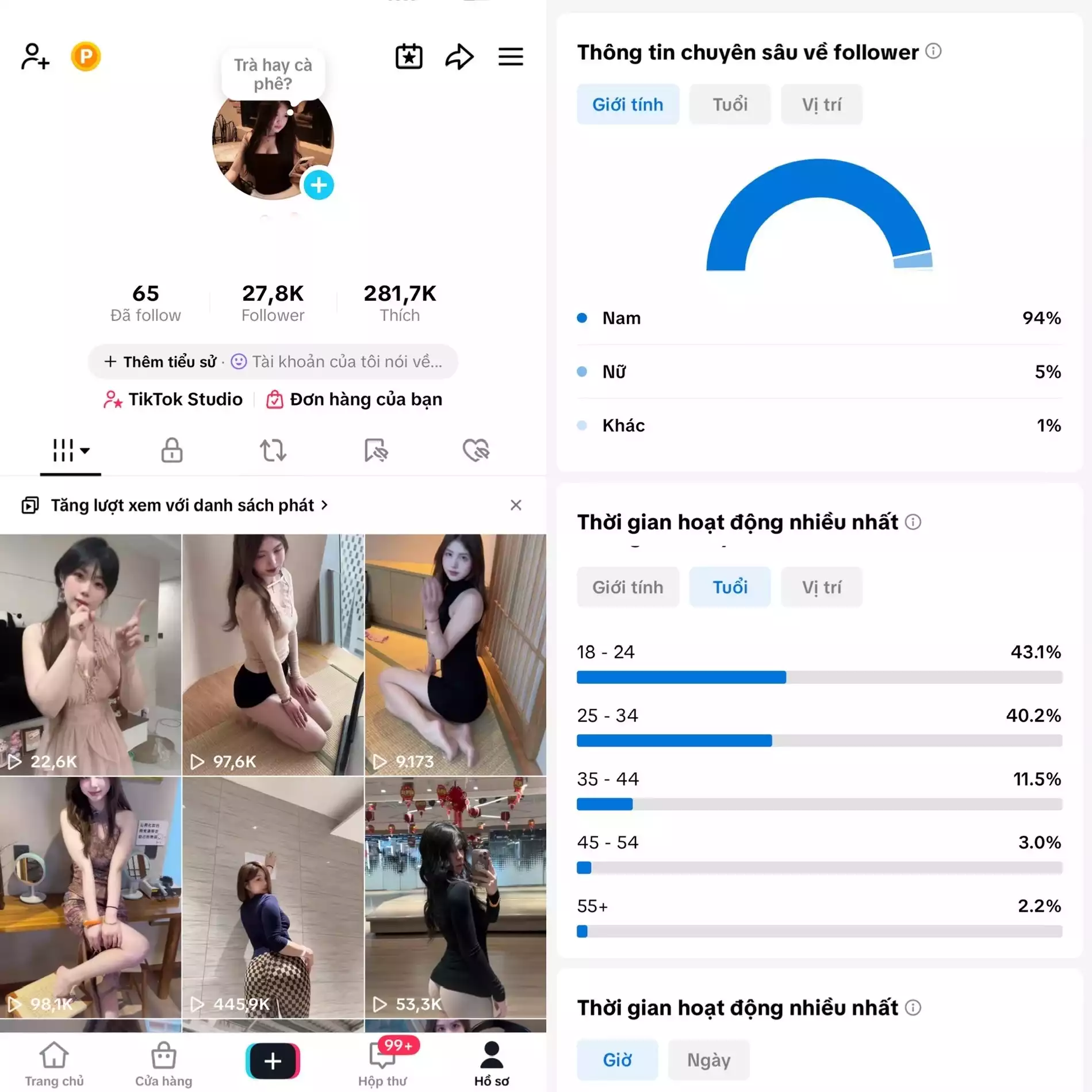 Account TikTok thật, chất lượng cao – tương tác mượt, lên xu hướng dễ. Đổi được Tên - Avt - Username. Trắng thông tin, hỗ trợ liên kết thông tin chính chủ.