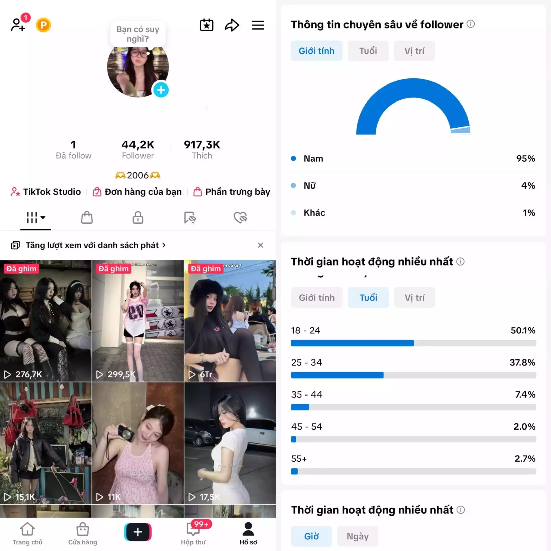 Account TikTok thật, chất lượng cao – tương tác mượt, lên xu hướng dễ. Đổi được Tên - Avt - Username. Trắng thông tin, hỗ trợ liên kết thông tin chính chủ.