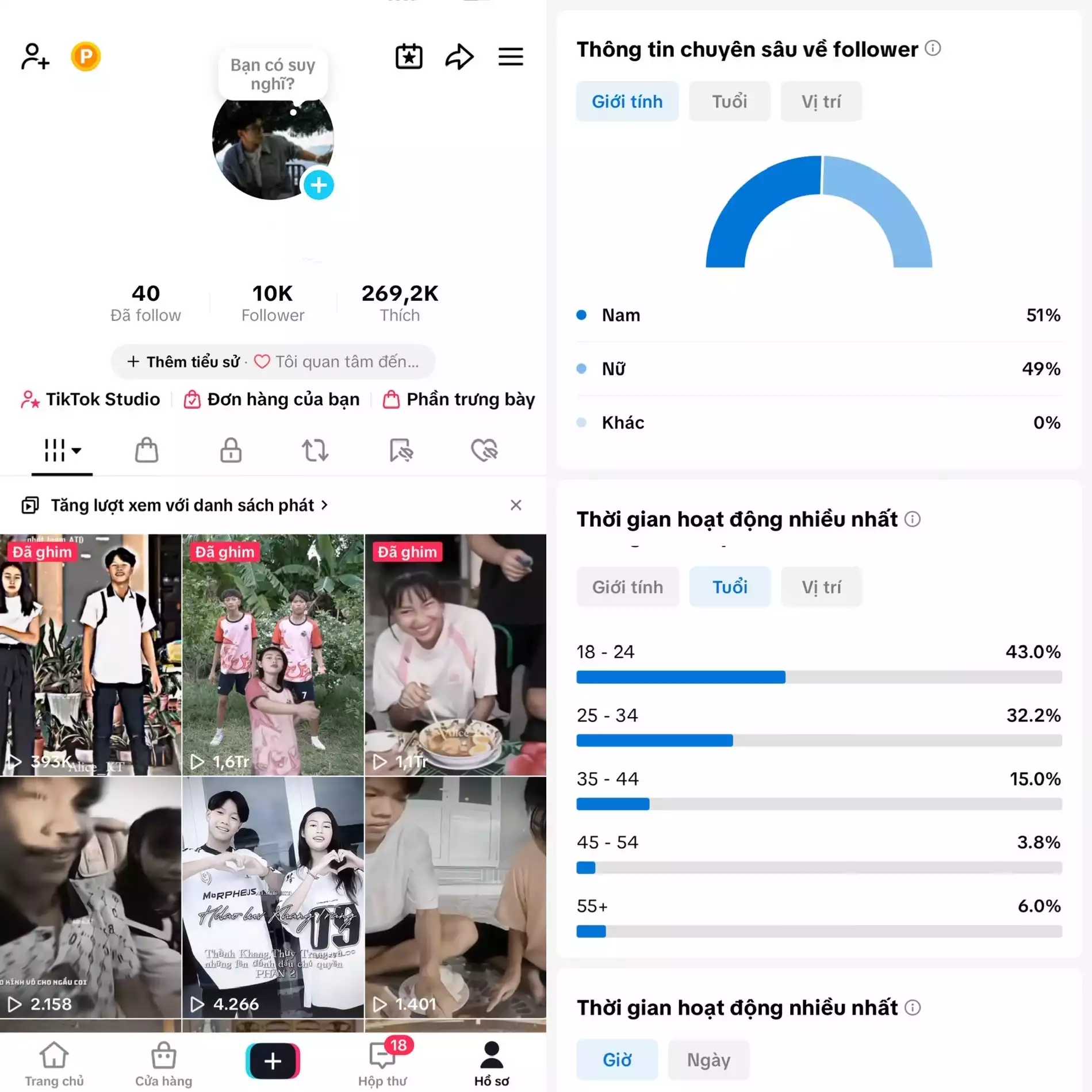 Account TikTok thật, chất lượng cao – tương tác mượt, lên xu hướng dễ. Đổi được Tên - Avt - Username. Trắng thông tin, hỗ trợ liên kết thông tin chính chủ.