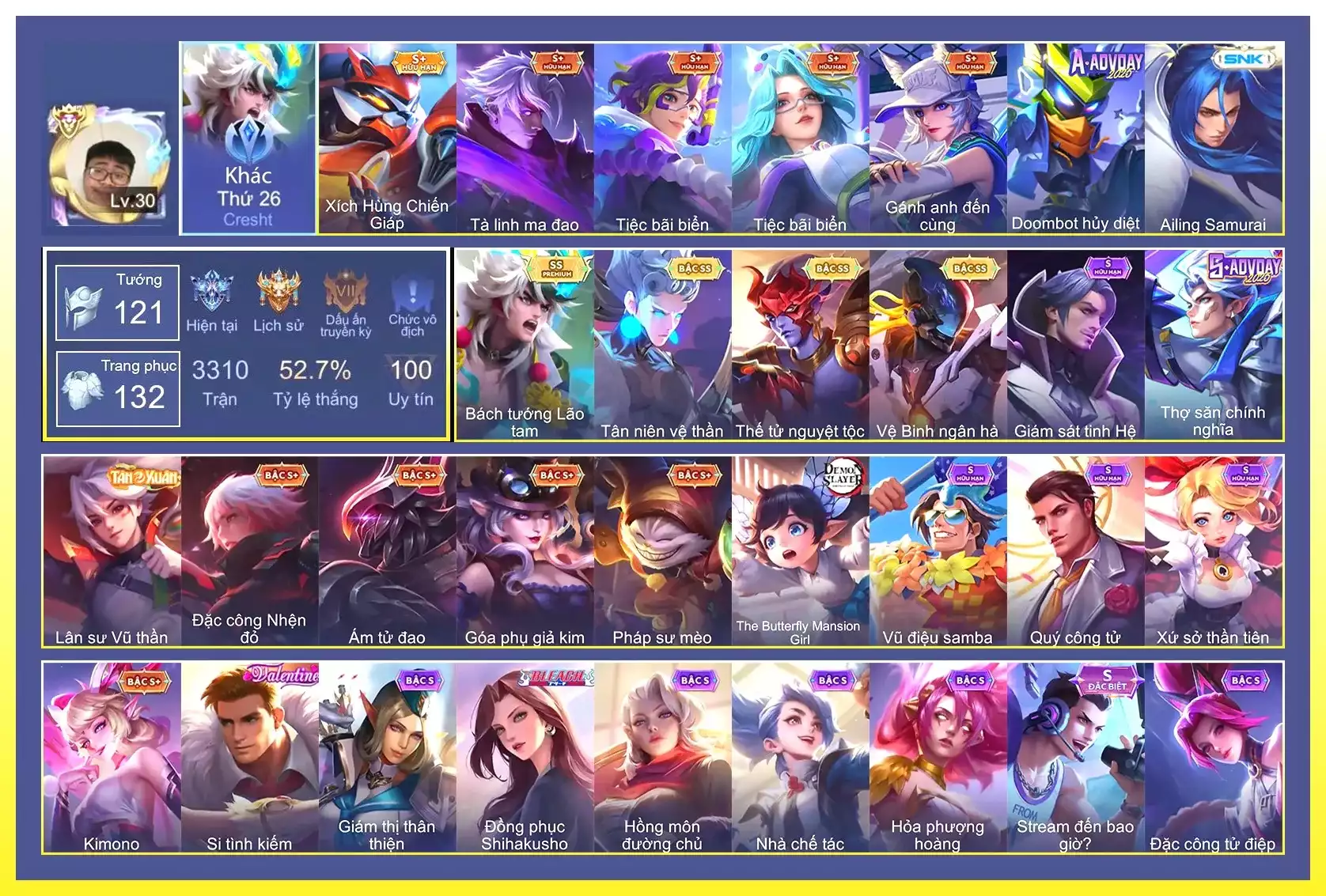 Mác cục xanh cresh, Cresh lão tam, Tulen vệ thần, Flo tinh hệ, Yorn nguyệt tộc, Yorn vệ binh