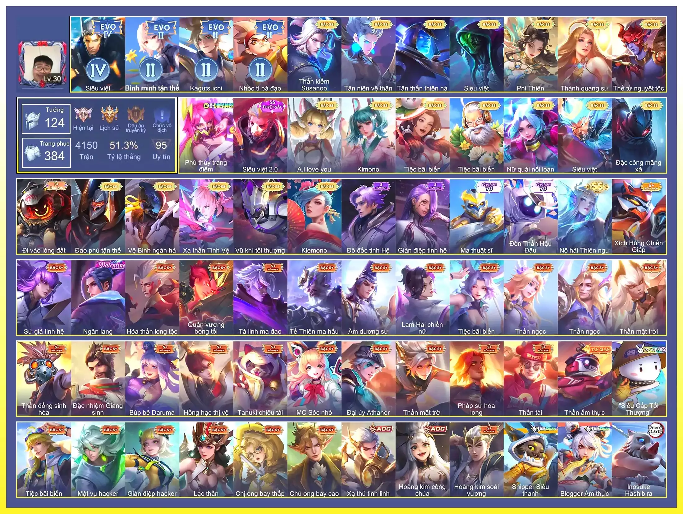 Murad tuyệt sắc, Veera i love you, Cap kimono, Yorn vệ binh, Lavie tinh vệ…