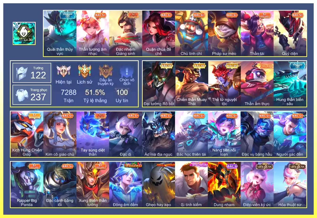 Raz thái, Maloch rô bốt, Yorn nguyệt tộc…