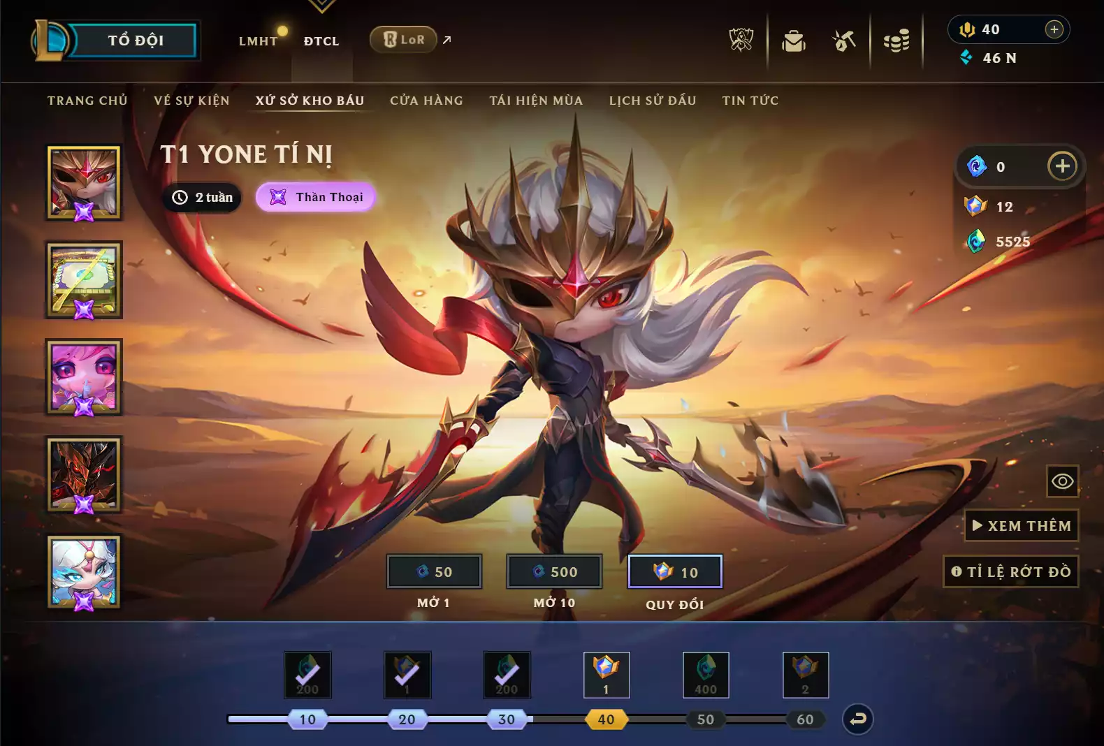 Ảnh ACC TFT: Arcane Annie Fan Cứng Tí Nị - Hàng Hiệu, Arcane Jinx Đột Phá, Arcane Warwick Đột Phá, Sân Đấu U Mộng Hoa Cảnh, Sân Đấu Hội Chợ Nhân Dần, Arcane Triệu Hồi: Tibbers Fan Cứng - Hàng Hiệu...  Dư 12 Huy Chương