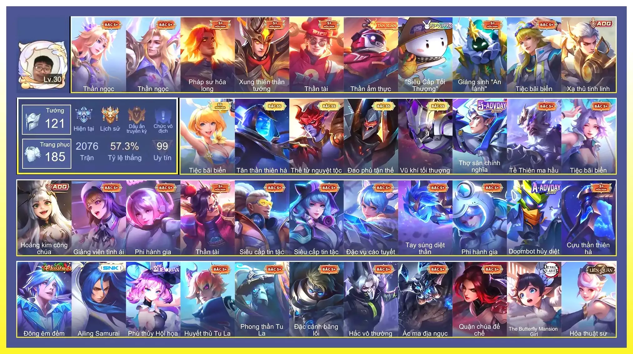 Tulen thiên hà, Yorn nguyệt tộc, Omen đao phủ, Valhein tối thượng…