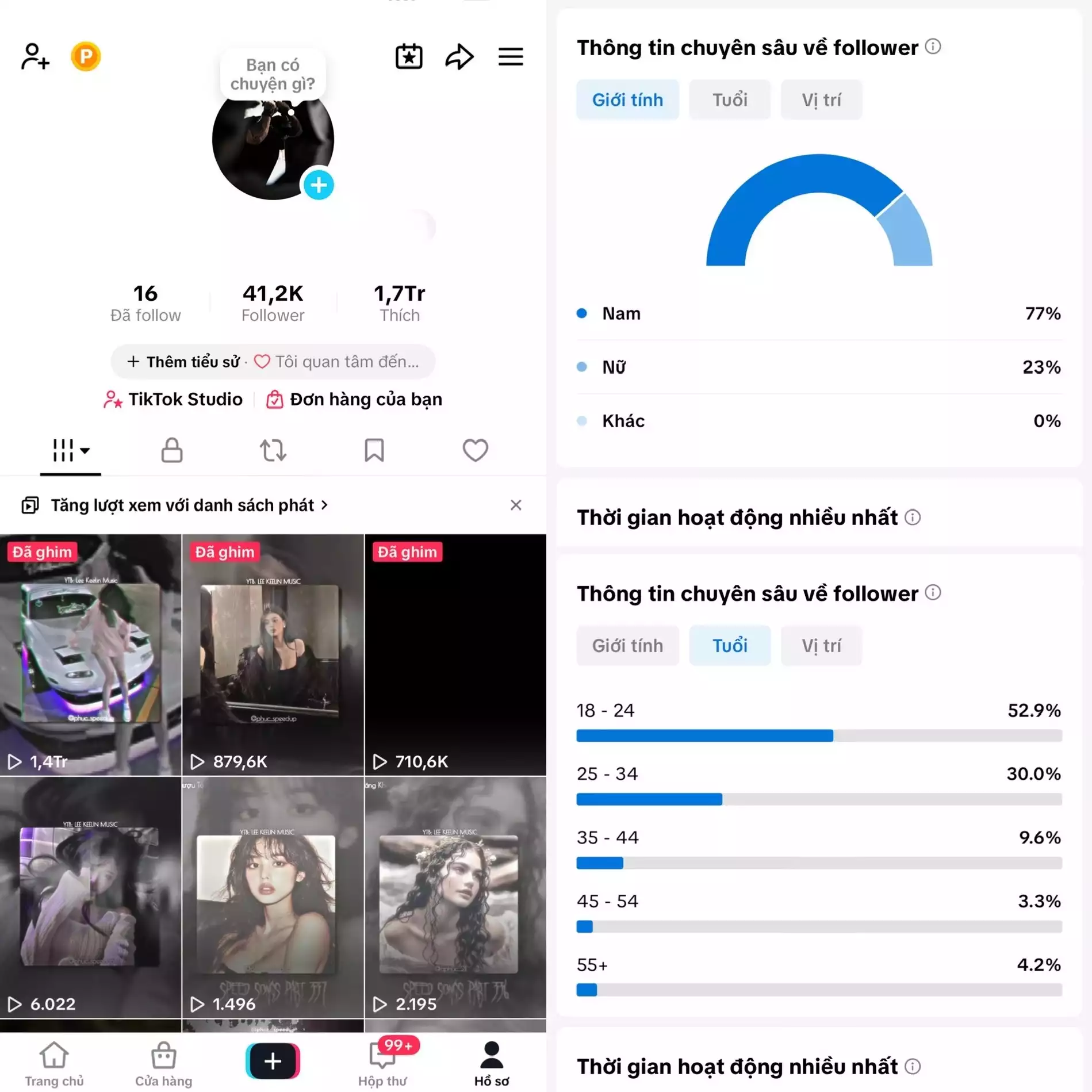 Account TikTok thật, chất lượng cao – tương tác mượt, lên xu hướng dễ. Đổi được Tên - Avt - Username. Trắng thông tin, hỗ trợ liên kết thông tin chính chủ.
