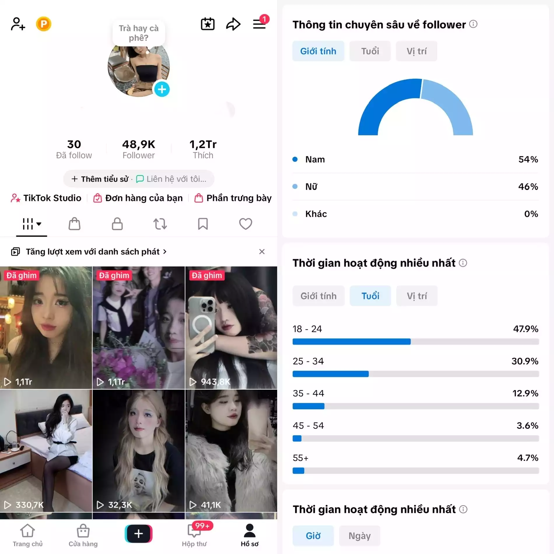 Account TikTok thật, chất lượng cao – tương tác mượt, lên xu hướng dễ. Đổi được Tên - Avt - Username. Trắng thông tin, hỗ trợ liên kết thông tin chính chủ.