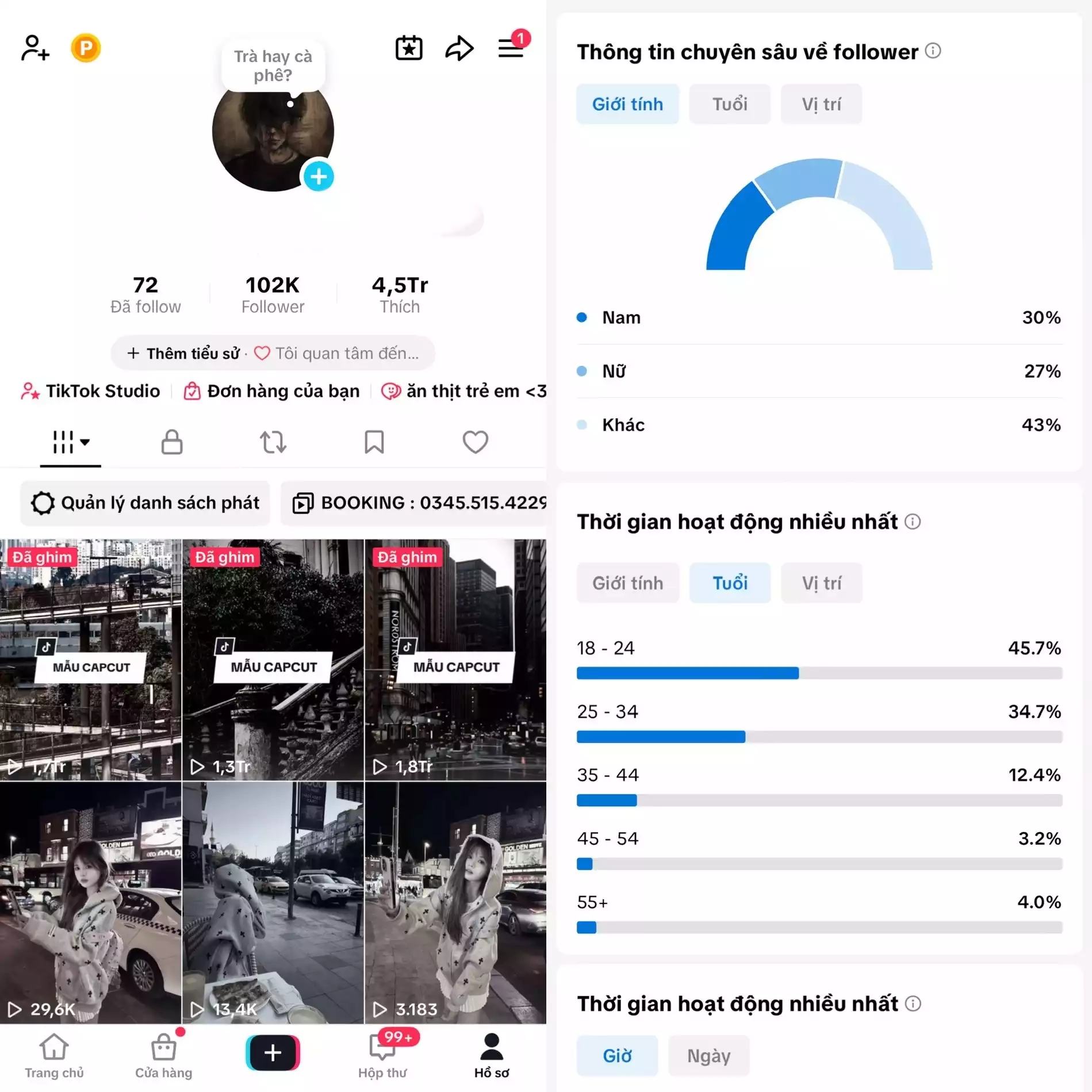 Account TikTok thật, chất lượng cao – tương tác mượt, lên xu hướng dễ. Đổi được Tên - Avt - Username. Trắng thông tin, hỗ trợ liên kết thông tin chính chủ.