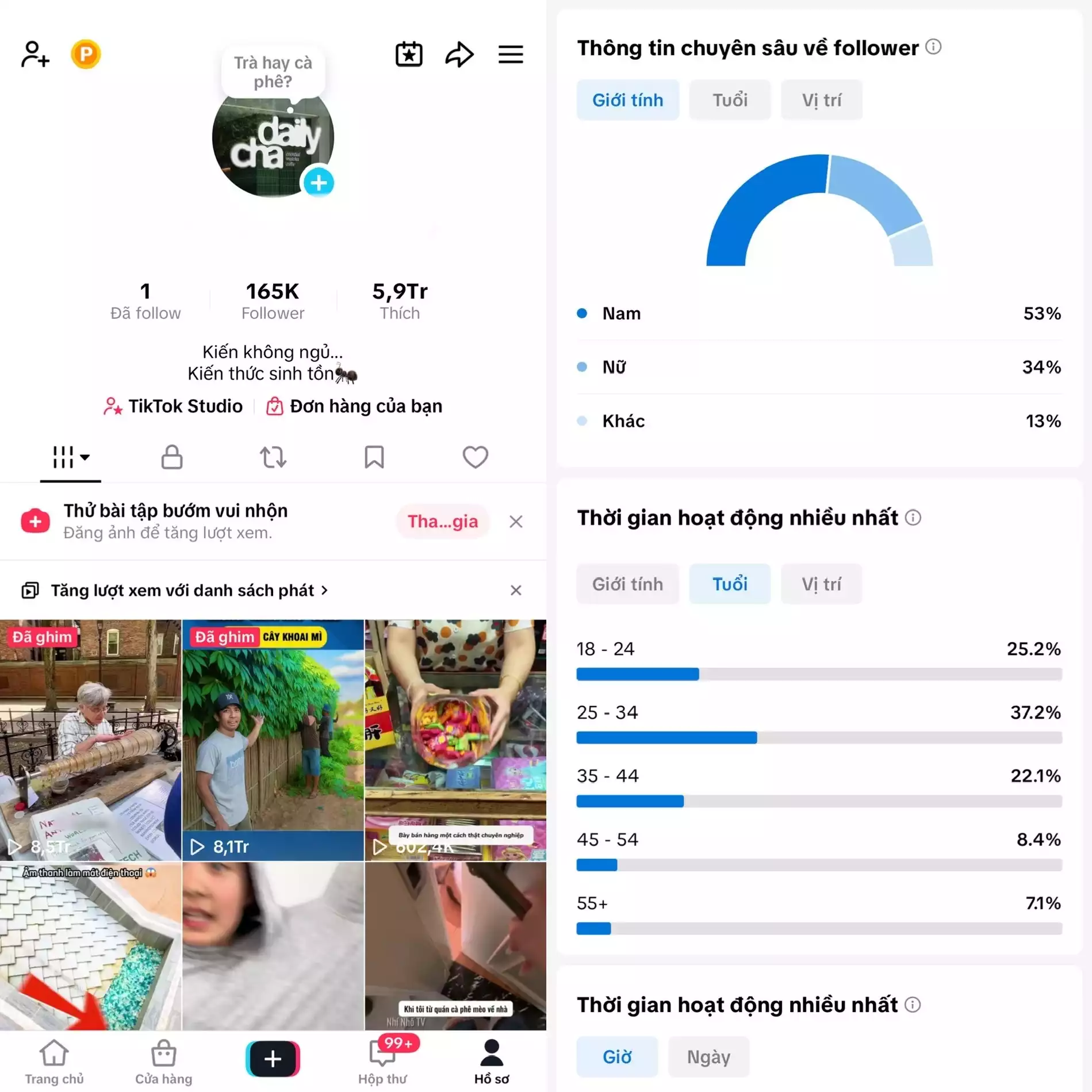 Account TikTok thật, chất lượng cao – tương tác mượt, lên xu hướng dễ. Đổi được Tên - Avt - Username. Trắng thông tin, hỗ trợ liên kết thông tin chính chủ.
