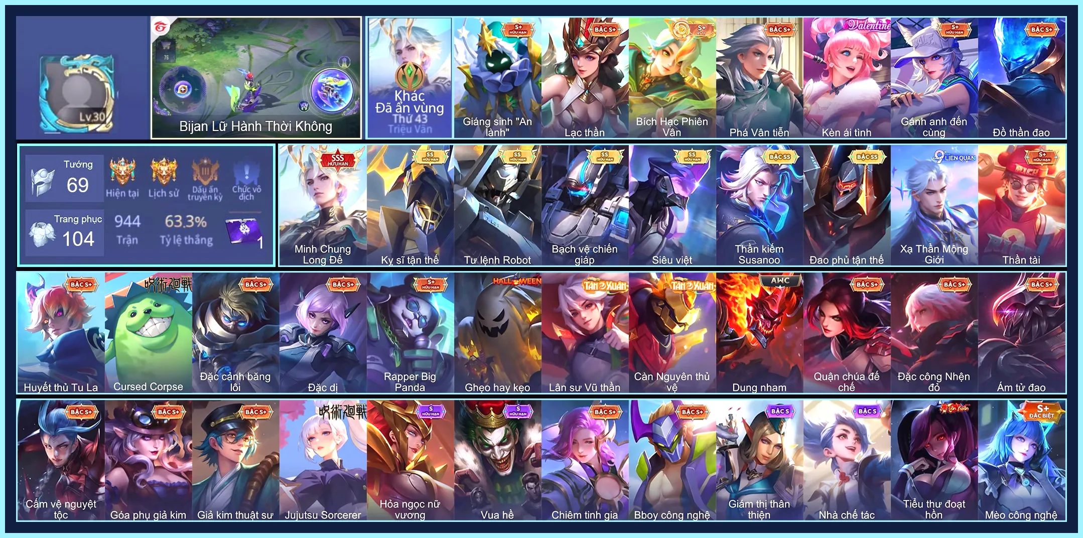 MÁC CHIẾN THẦN, Triệu Vân Minh Chung Long Đế, Triệu Vân Kỵ sĩ tận thế, Zephys Siêu việt, Arduin Bạch vệ chiến giáp, Richter Kiếm thần Susanoo...