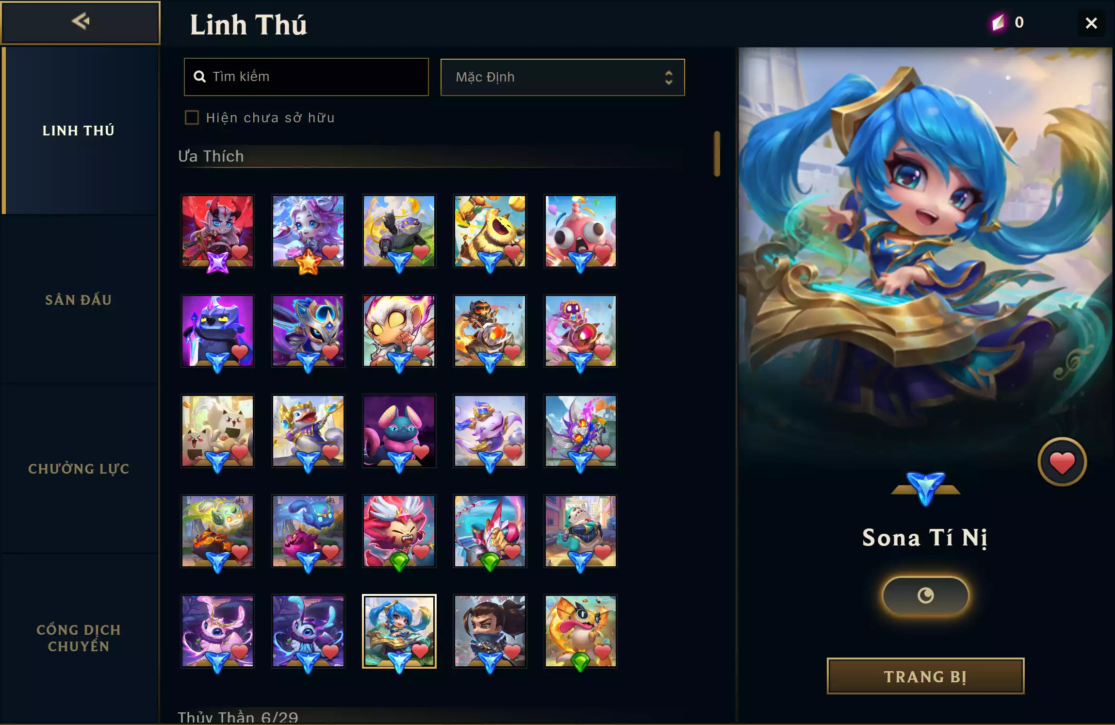 Ảnh 📮Combo TFT Hàng Hiệu Cực Vip - Pet Hàng Hiệu ✅ Ahri Chiêu Hồn Thiên Hồ Tí Nị - Hàng Hiệu ✅ Pet - Aatrox Huyết Nguyệt Tí Nị 🌠 Sàn - Bồng Lai Tiên Cảnh 🌠 Sàn - 4 Sàn Đấu Xanh Đẹp Mắt ⬆️ Chưởng - Công Lý Demacia Sư Vương ➡️ Dư 1 Huy Chương ➡️ Dư 2.225 Pha Lê ✅ 5 Cổng Dịch Chuyển Vip 🍁 Có Thẻ Đổi Tên Nhân Vật Miễn Phí