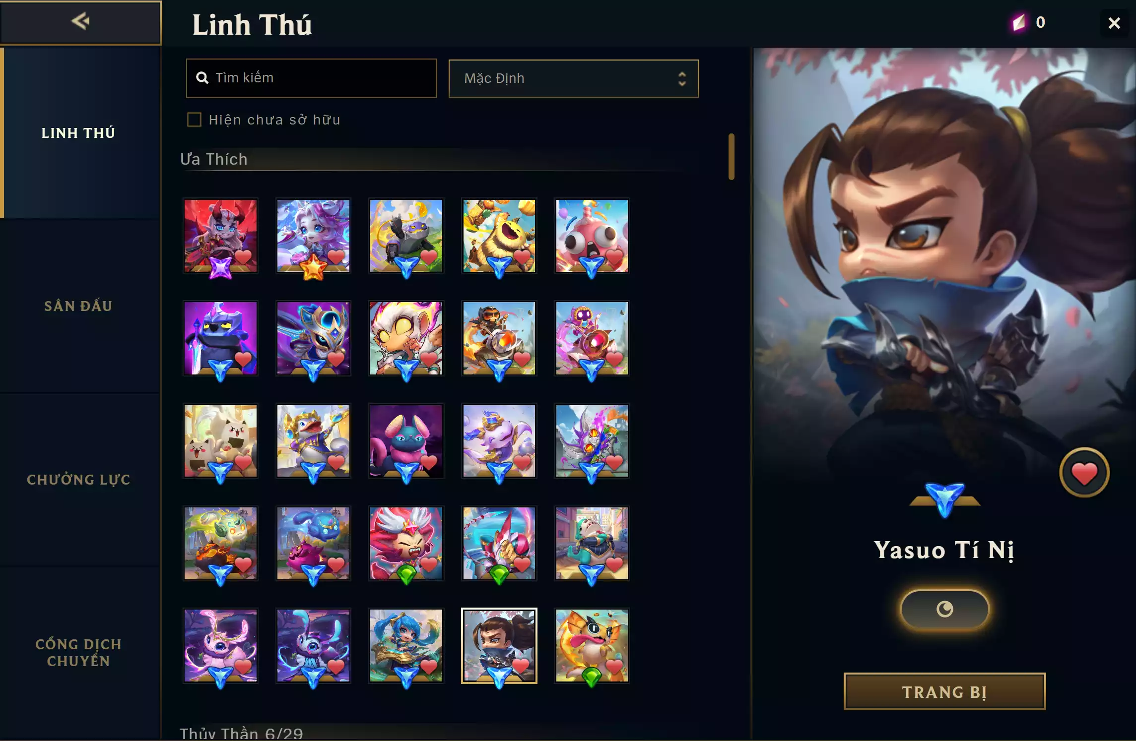 Ảnh 📮Combo TFT Hàng Hiệu Cực Vip - Pet Hàng Hiệu ✅ Ahri Chiêu Hồn Thiên Hồ Tí Nị - Hàng Hiệu ✅ Pet - Aatrox Huyết Nguyệt Tí Nị 🌠 Sàn - Bồng Lai Tiên Cảnh 🌠 Sàn - 4 Sàn Đấu Xanh Đẹp Mắt ⬆️ Chưởng - Công Lý Demacia Sư Vương ➡️ Dư 1 Huy Chương ➡️ Dư 2.225 Pha Lê ✅ 5 Cổng Dịch Chuyển Vip 🍁 Có Thẻ Đổi Tên Nhân Vật Miễn Phí