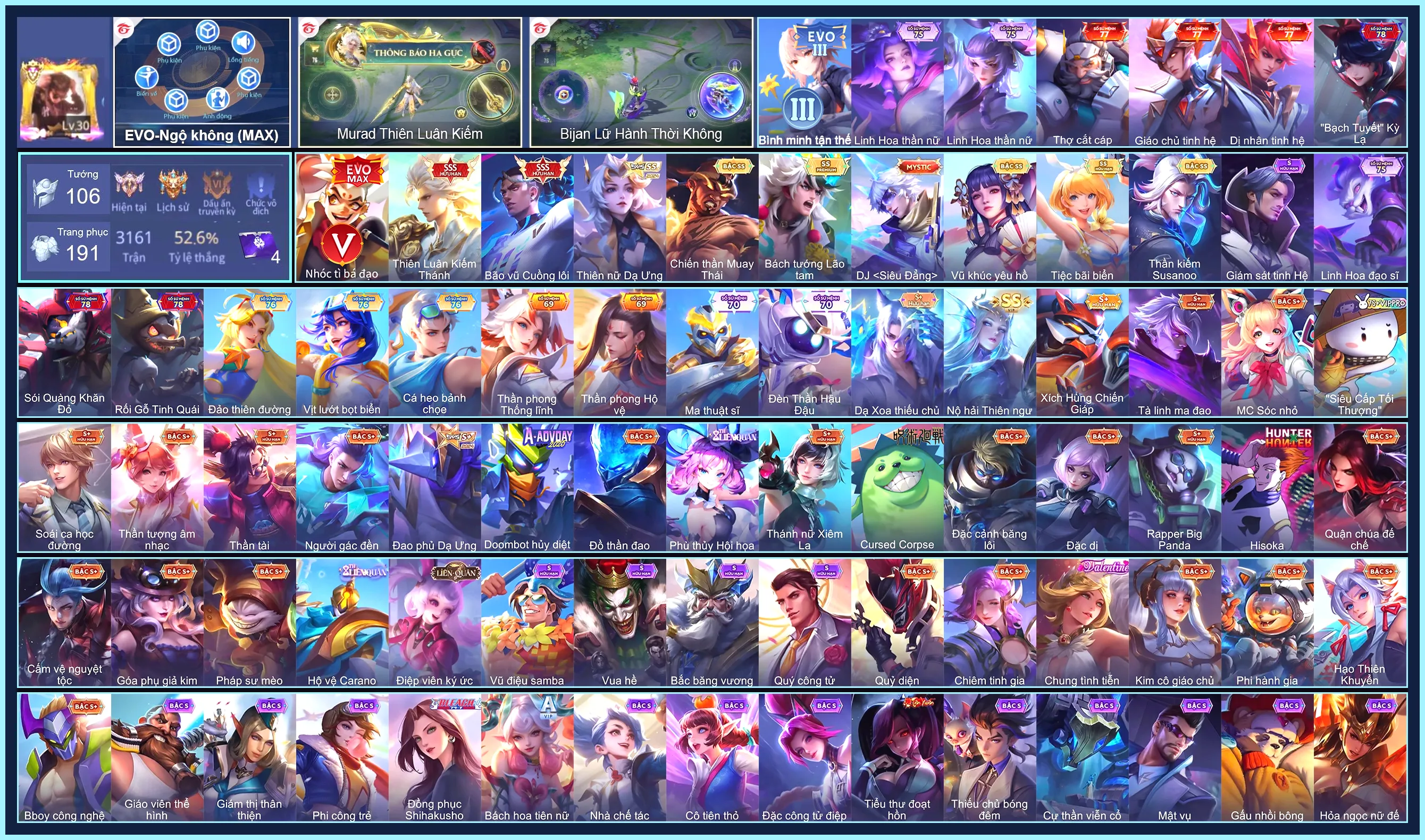 Murad Thiên Luân Kiếm Thánh, Raz Bão vũ Cuồng lôi...