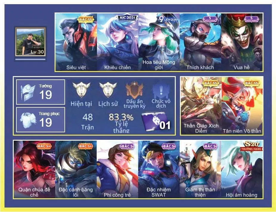 Ngộ Không Thần Giáp Xích Diễm, Ngộ Không Tân niên Võ Thần, Bright Khiêu chiến, Murad Siêu Việt ... Trắng Thông Tin, KLK