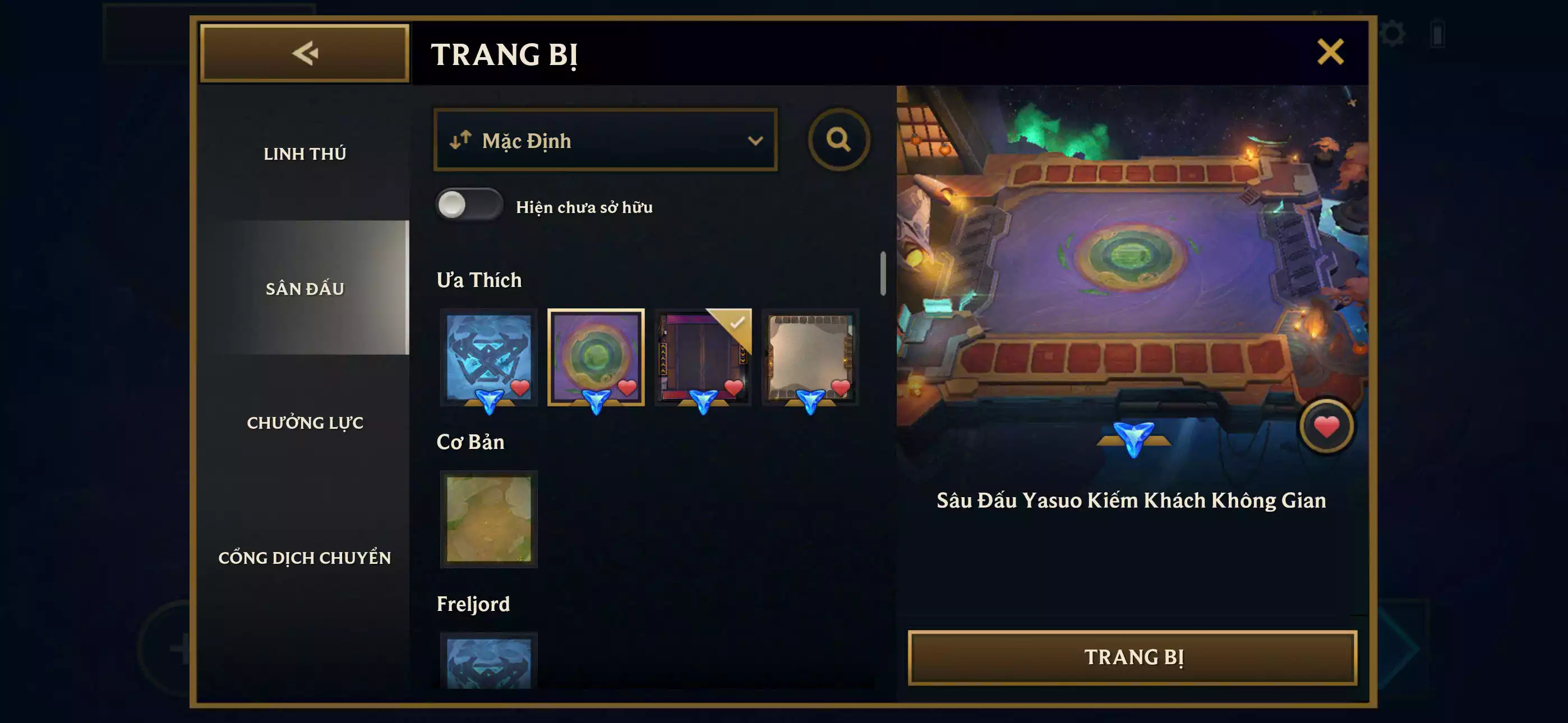 Ảnh 📮Combo Vip - Pet - Chưởng Lực Hàng Hiệu ✅ Aatrox Huyết Nguyệt Tí Nị ⬆️ Chưởng - Thần Kiếm Đoạt Mệnh - Hàng Hiệu 🌠 Sàn - Sân Đấu Yasuo Kiếm Khách 🌠 Sàn - Đường Phố Công Nghệ 🌠 Sàn - Cao Ốc Thành Phố Công Nghệ 🌠 Sàn - Móng Vuốt Mùa Đông ⬆️ Chưởng - Án Tử Cao Bồi ➡️ Dư 150 Xu ➡️ Dư 1.050 Pha Lê ✅ 2 Cổng Dịch Chuyển Vip🍁 Có Thẻ Đổi Tên Nhân Vật Miễn Phí