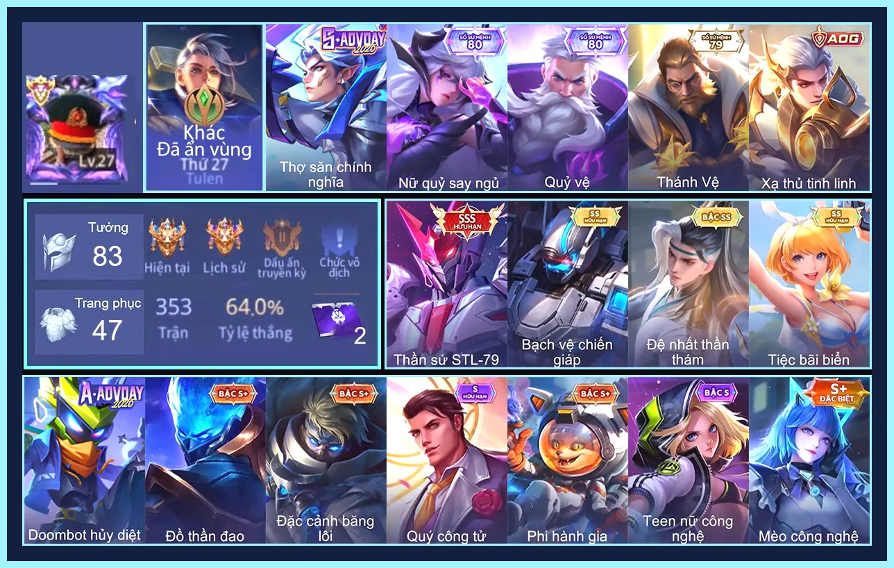 Tulen Thần sứ ST.L-79, Valhein Đệ nhất thần thám, Violet Tiệc bãi biển, Arduin Bạch vệ chiến giáp... CHỈ CÀI SDT