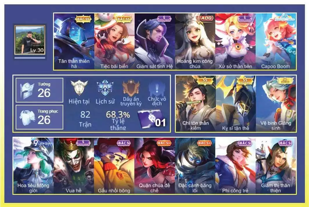 Murad Chí tôn thần kiếm, Triệu Vân Kỵ sĩ tận thế, Laville Vệ binh giáng sinh, Tulen Tân Thần Thiên Hà, Điêu Thuyền Tiệc bãi biển, Florentino Giám sát tinh hệ ... Trắng Thông Tin, KLK