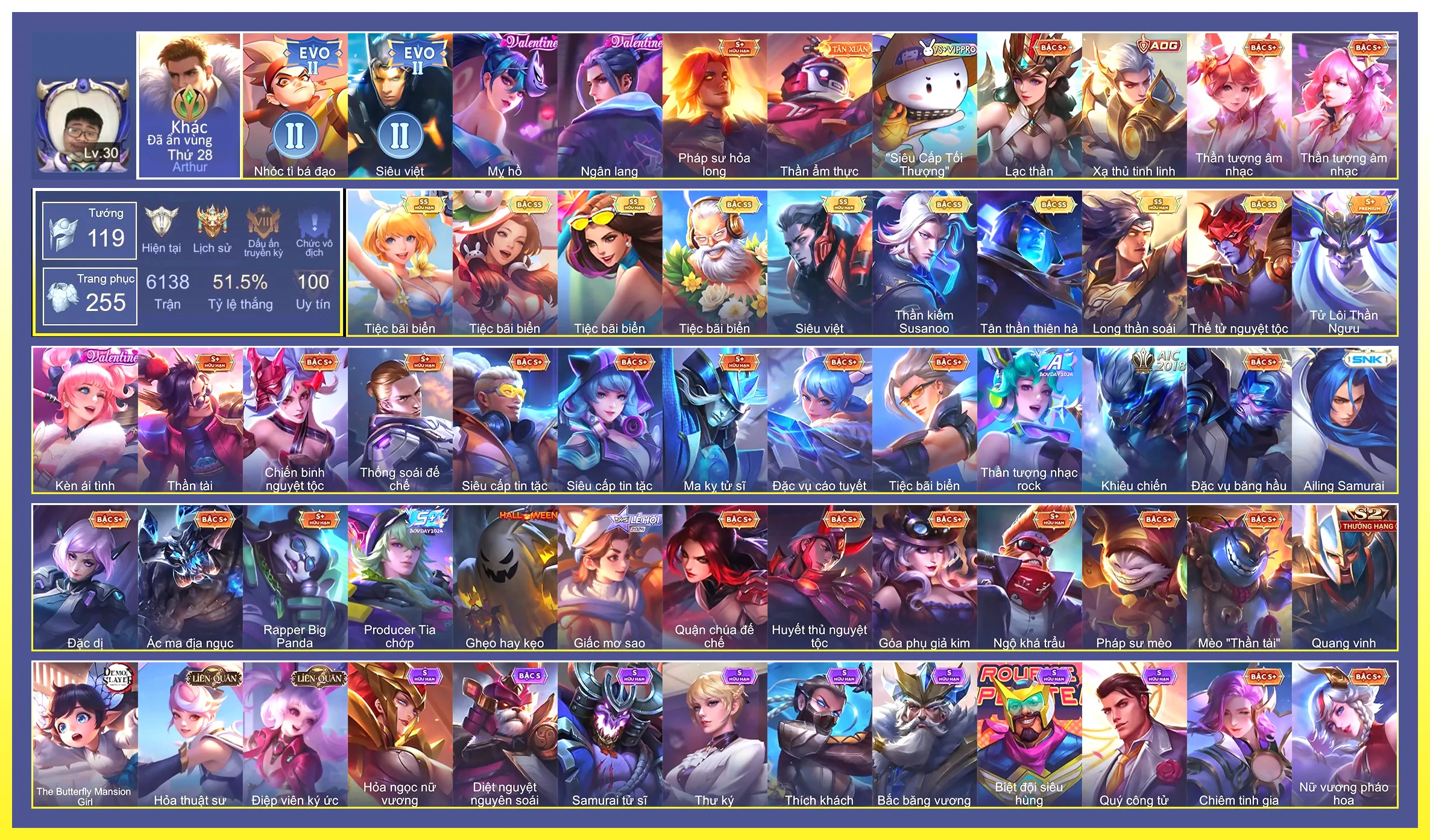 Toro tử lôi, Tulen thiên hà, Yorn long thần soái, Richter thần kiếm….