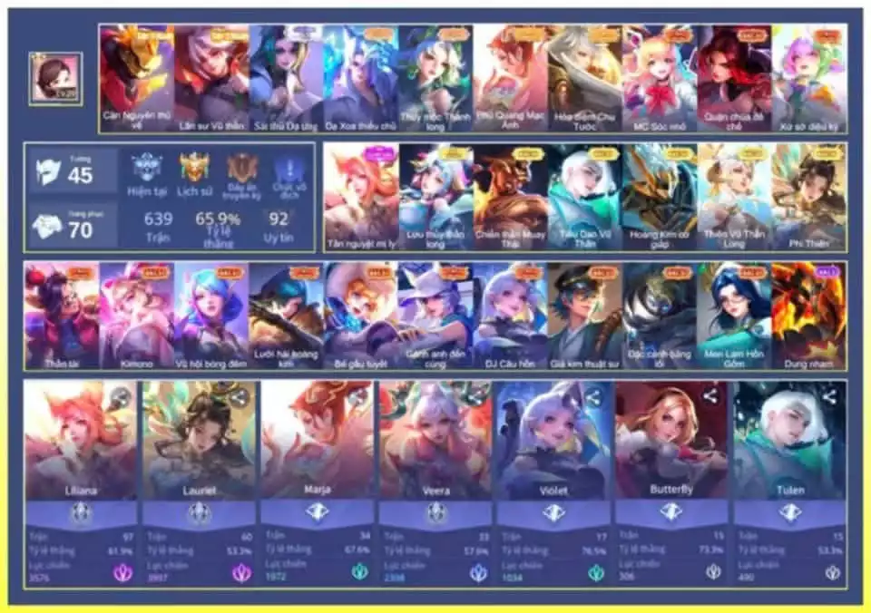 Raz Thái, Lili Tuyệt Sắc, Lili Lưu Luy thần long, Bjian Hoàng Kim ,.. dàn ss xịn