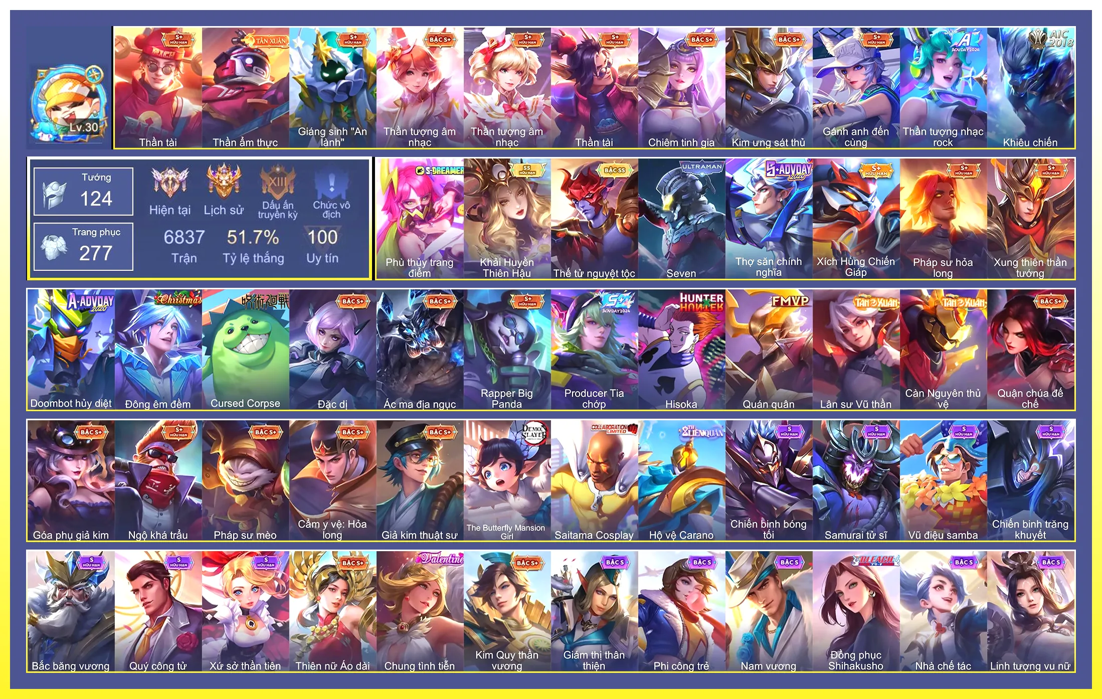 Yorn Thế Tử Nguyệt Tộc, Ilumia Khải Huyền Thiên Hậu…